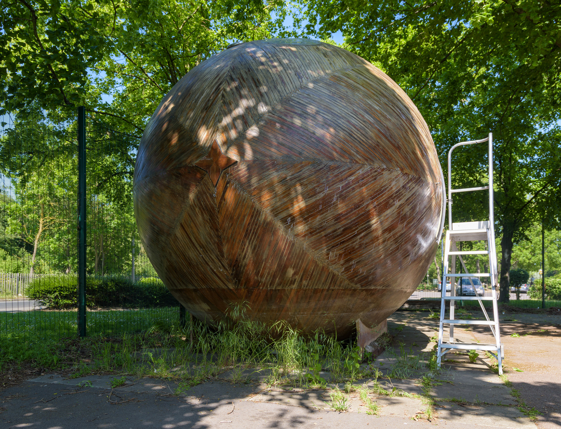 The Exbury Egg from outside at the Lakeside Centre