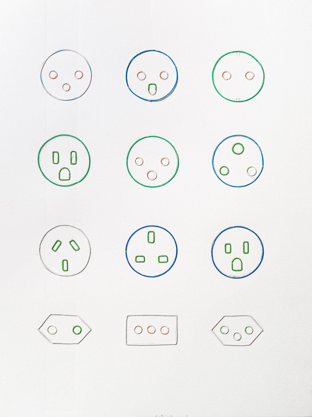 White Plugs - Sockets (wires)