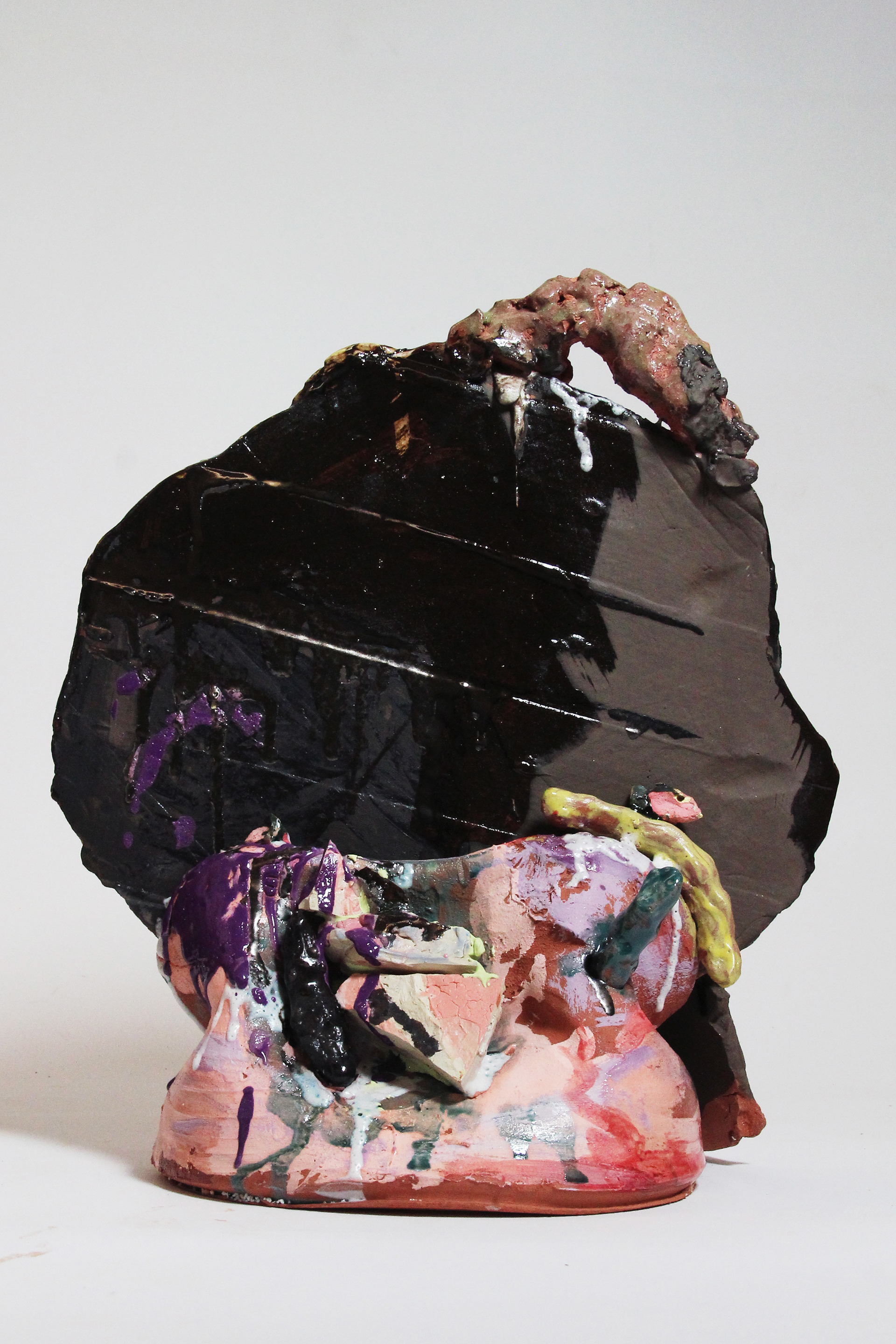 ceramic sculpture, contemporary art, contemporary sculpture, france, art, lowfired ceramics, base temperature, faience, stoneware, painting, abstract