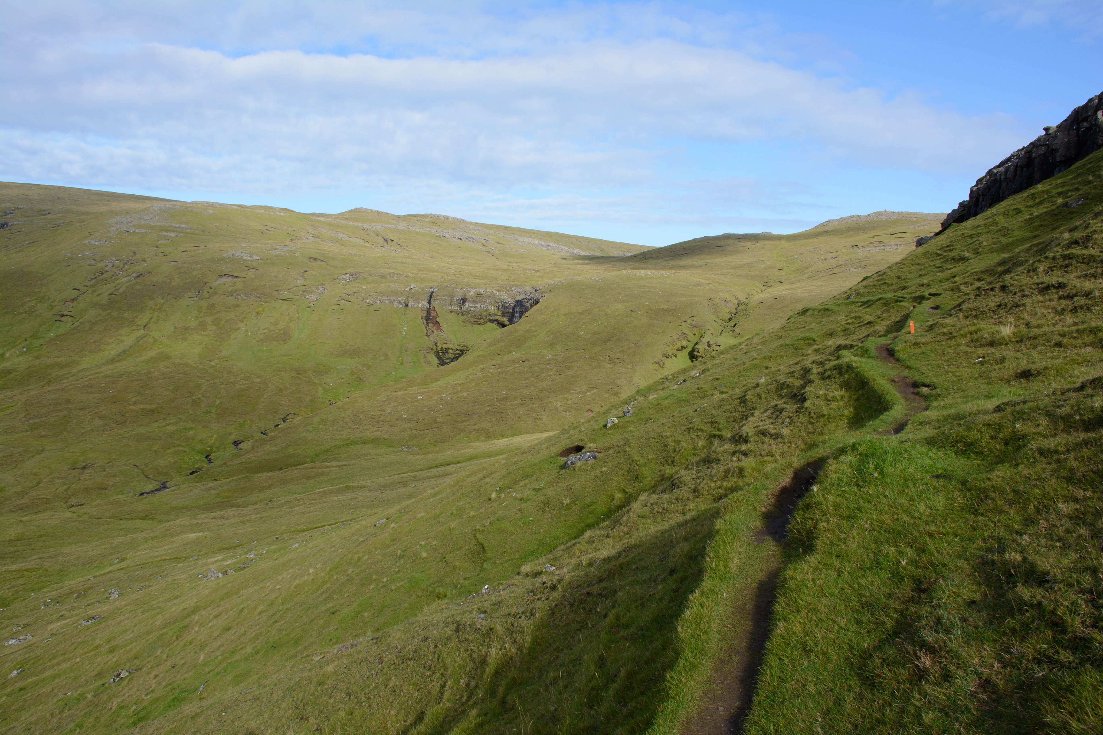 Randonnée vers le lac de HVANNAHAGI