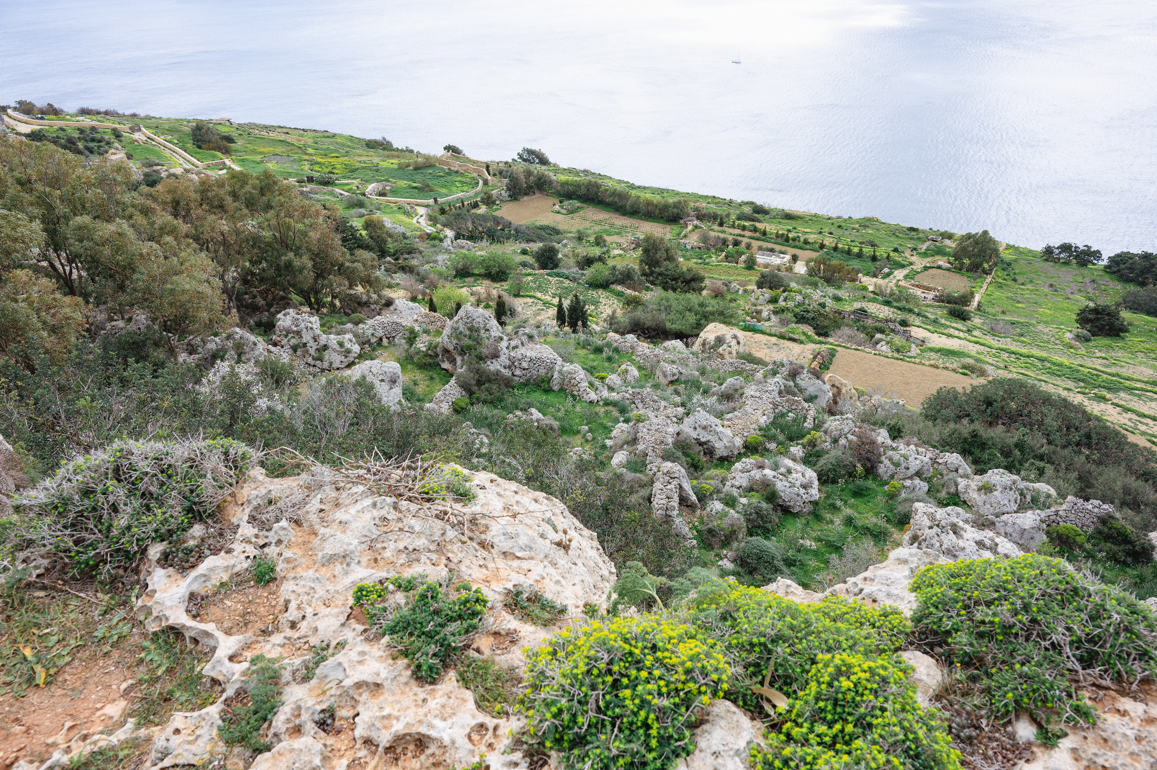 Sur le chemin de Blue Grotto