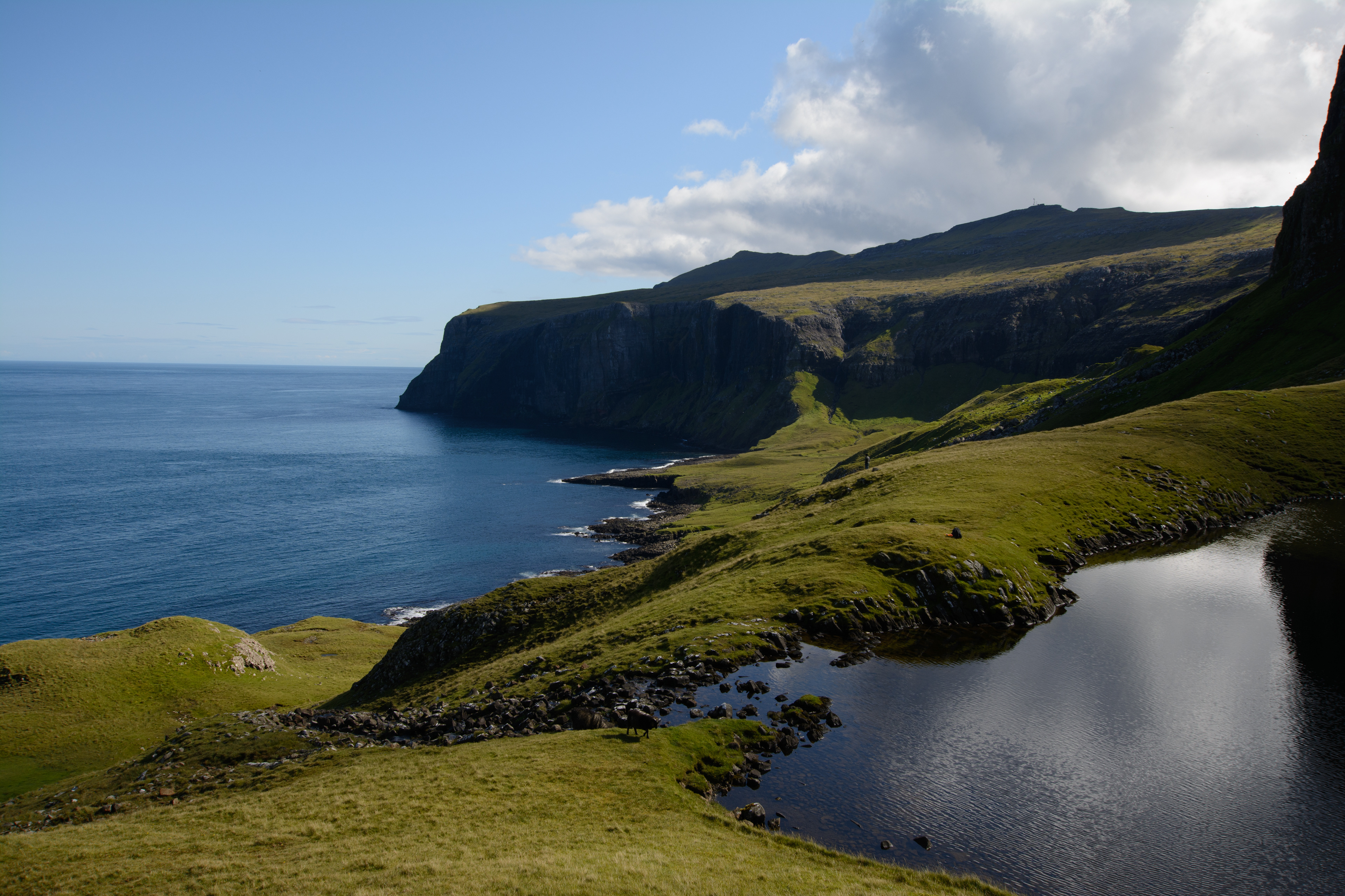 Randonnée vers le lac de HVANNAHAGI