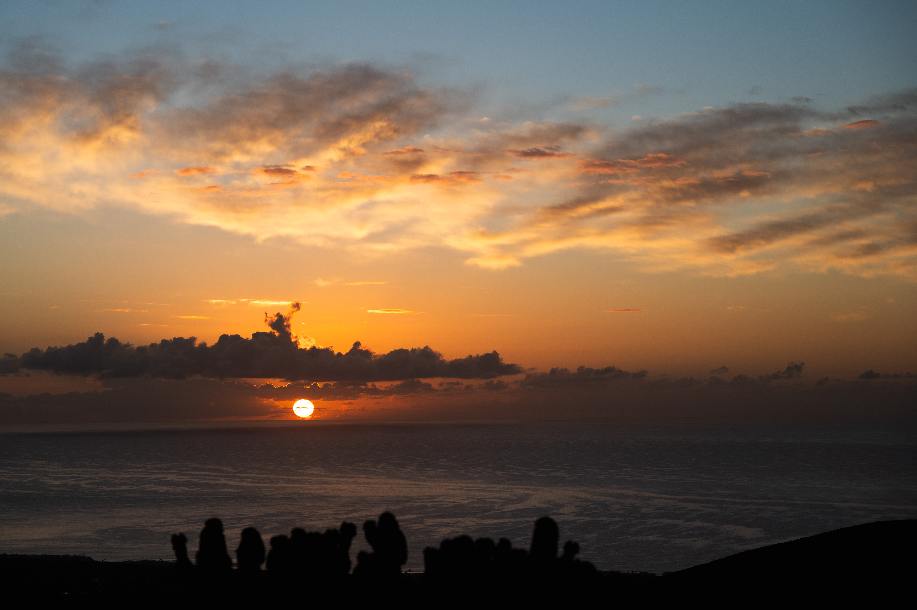 Lever de soleil sur la côté Est de Lanzarote