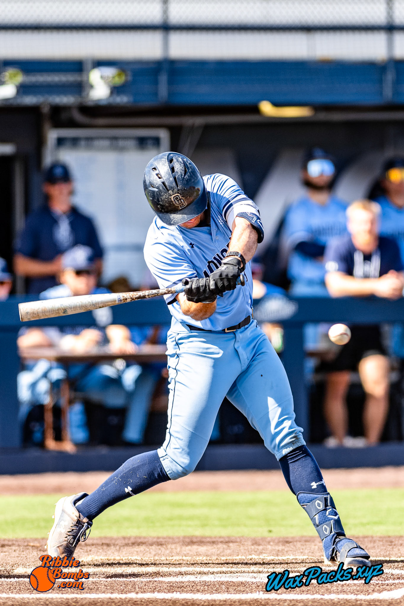 Shortstop Kyle Edwards (4) of Old Dominion leads off in the bottom of the first inning in the third game of a 3-game weekend series. The Monarchs defeated the 49ers, 3-0, at Bud Metheny Baseball Stadium on the campus of Old Dominion University in Norfolk, VA, on Sunday, March 3, 2024.(Photo Credit Chad W. via www.WaxPax.xyz via Getty Images, Copyright © WaxPacks.xyz WaxPacks.xyz™ 2024)