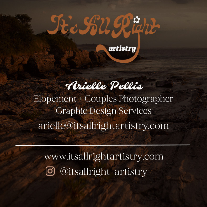 It's All Right Artistry Business Card Design