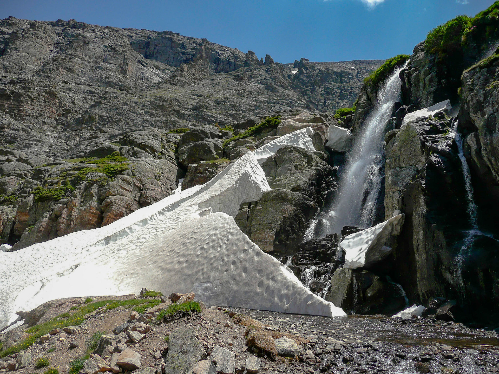 Timberline Falls in Spring