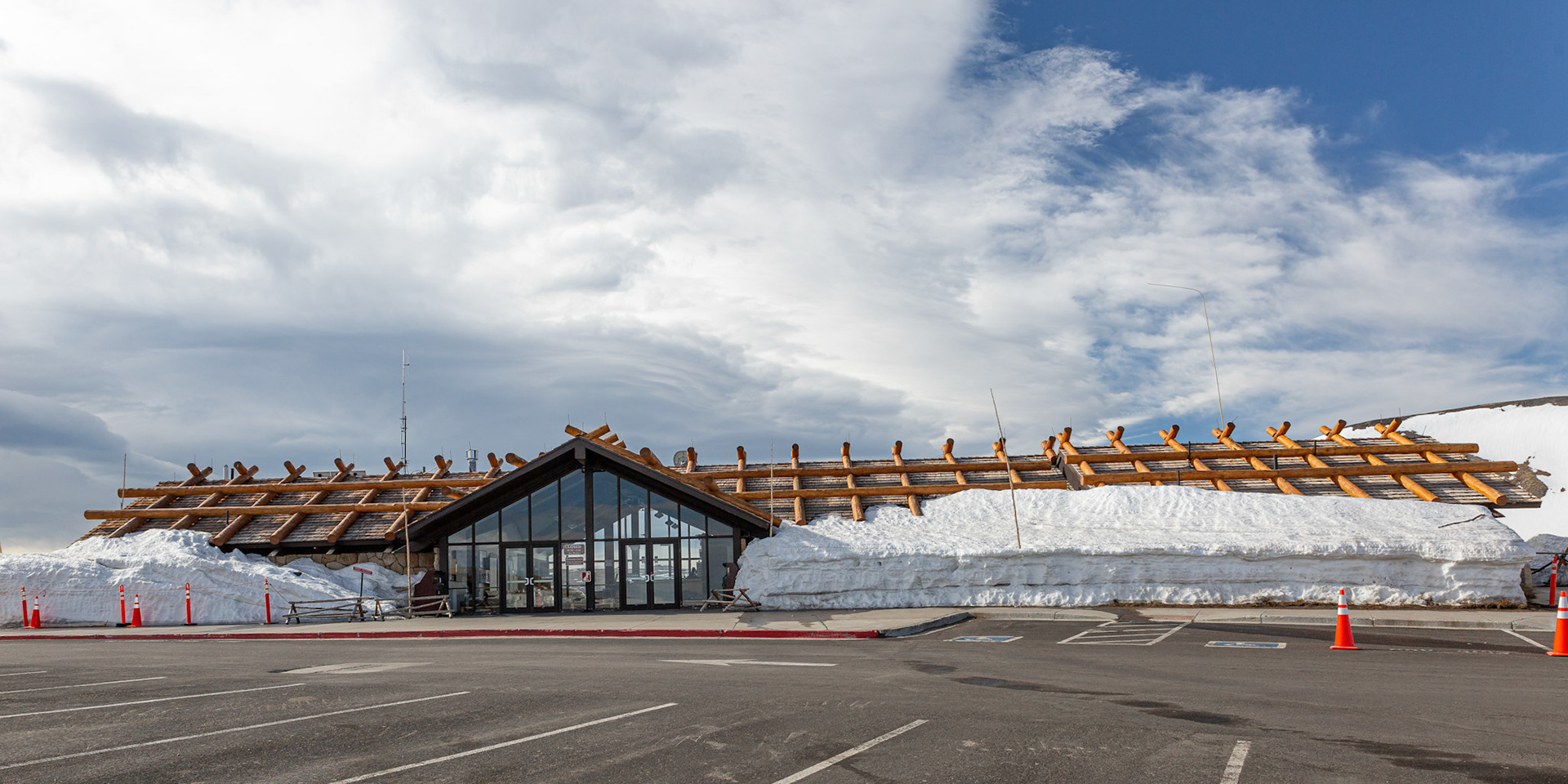 Alpine Visitor Center late Spring