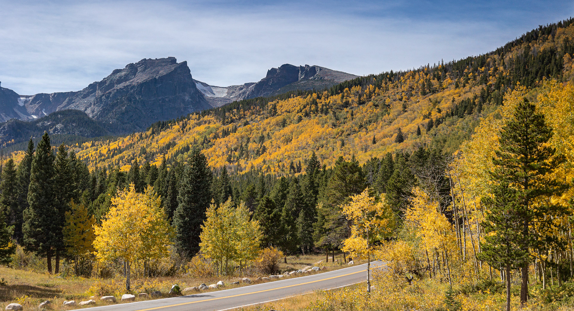 Bear Lake Road in Fall