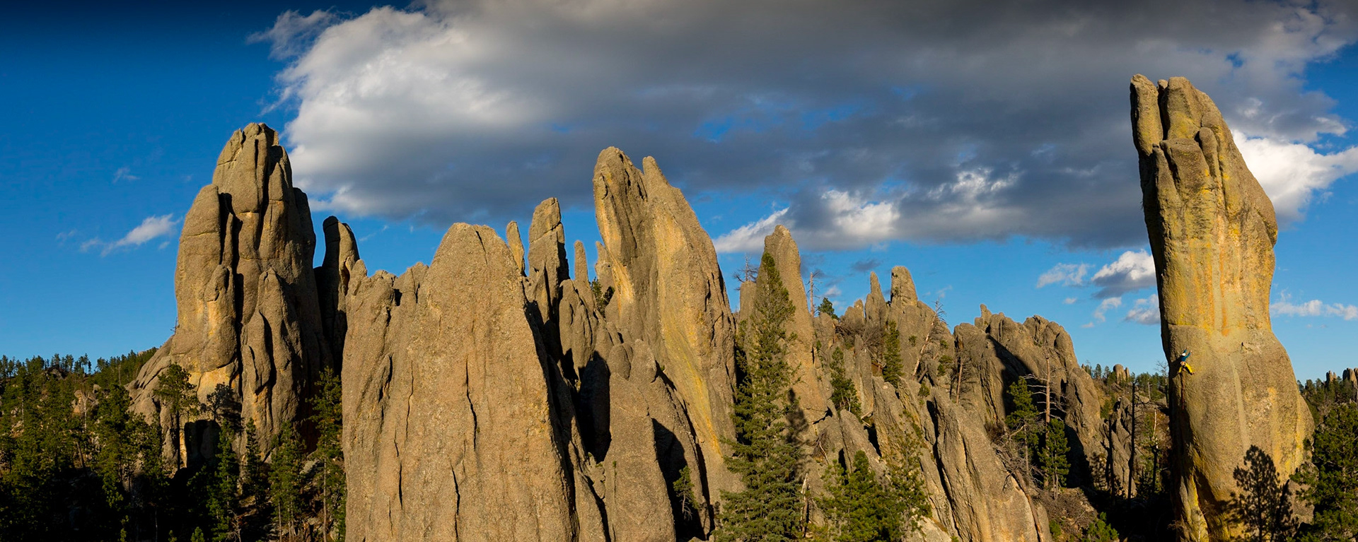 The Needles, south Dakota, rockclimbing