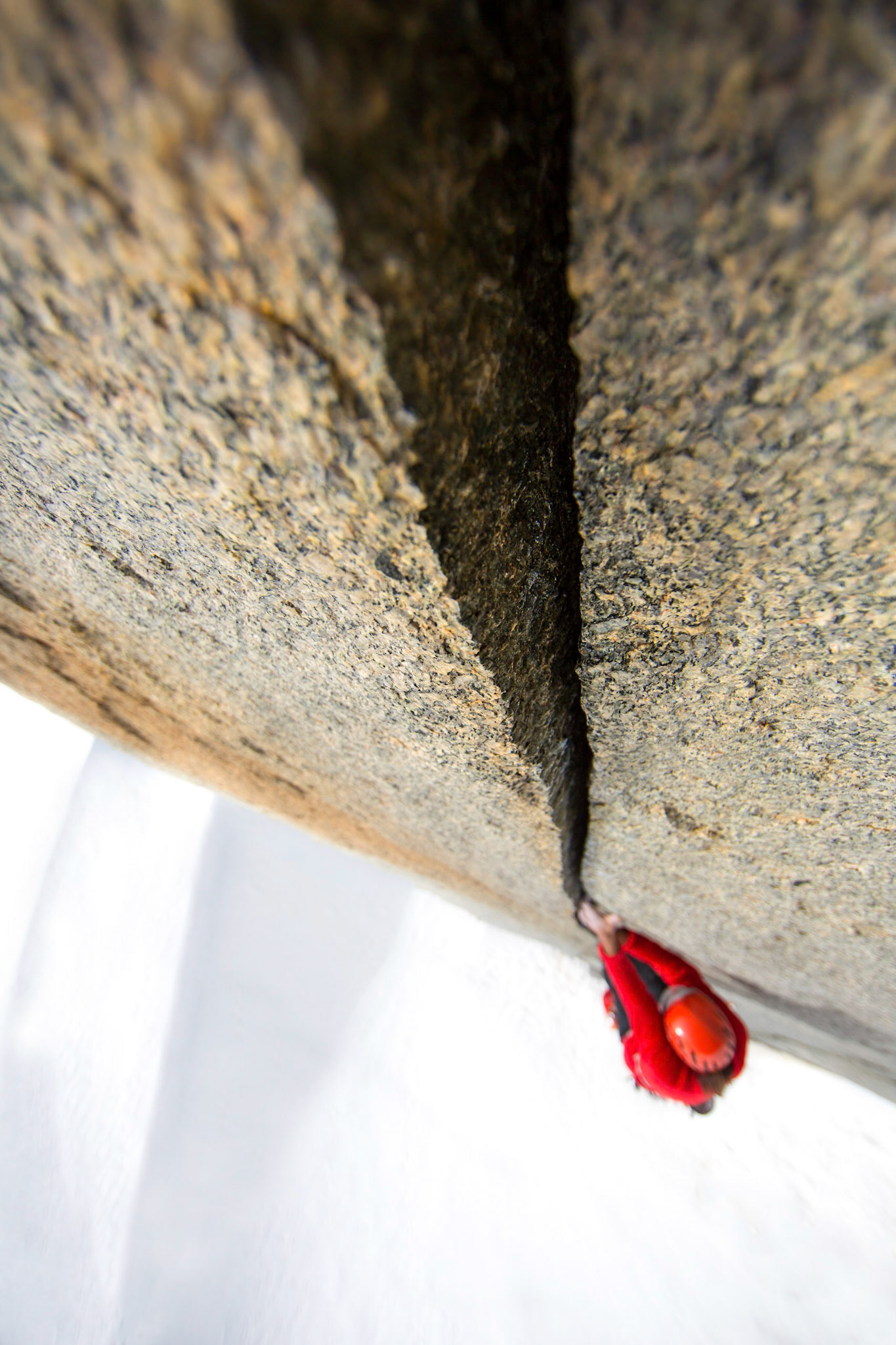 Aiguille du midi, fissure Leroux