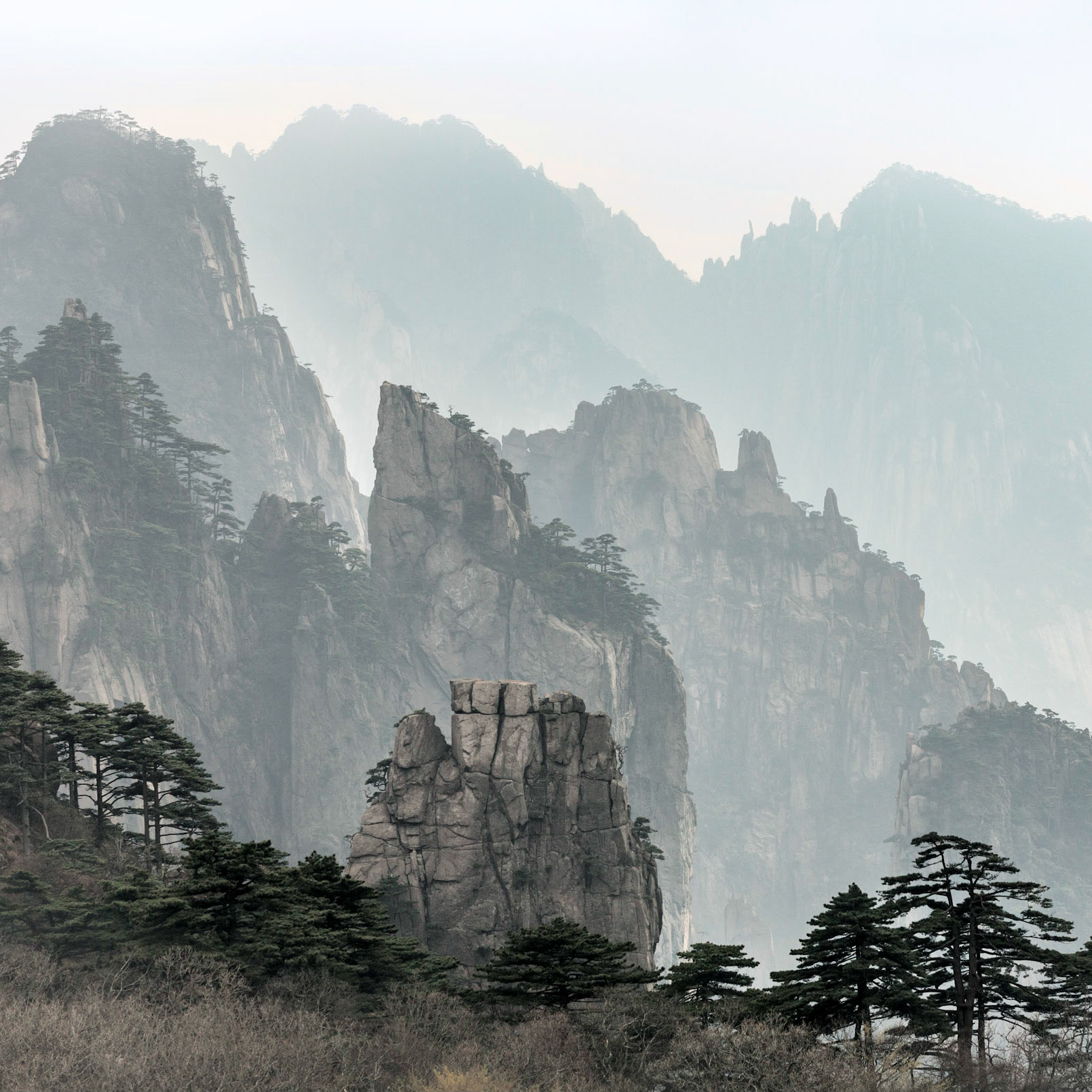 Huang Shan, forêt magique, Chine