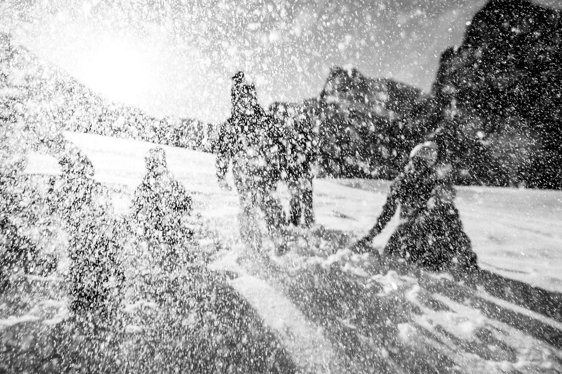 Sixt fer à Cheval, jeux dans la neige