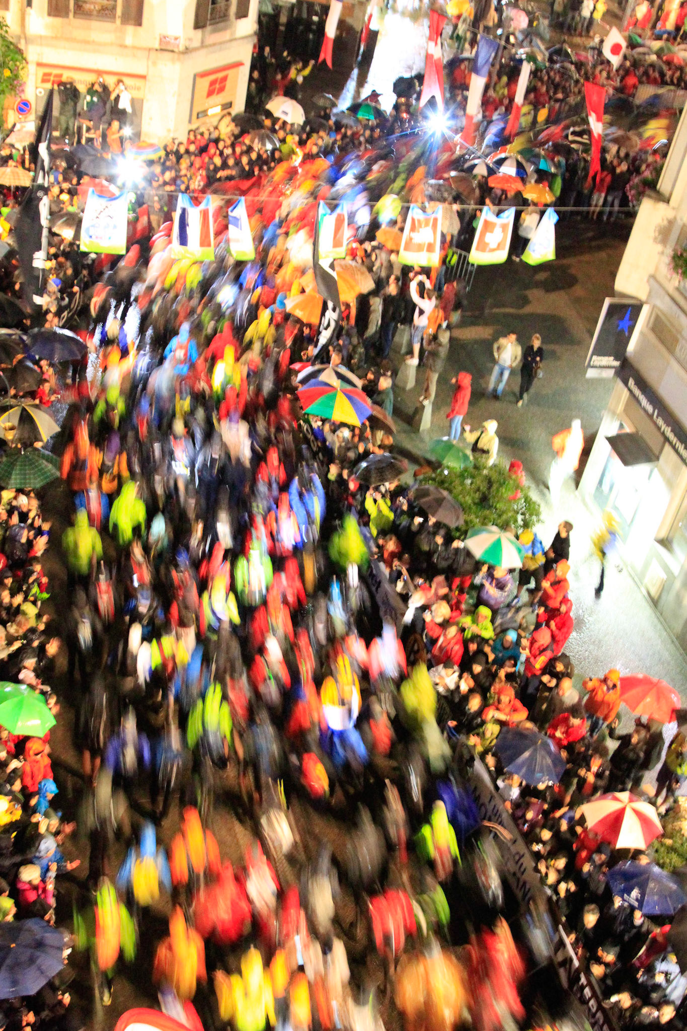 Départ de l'UTMB Chamonix