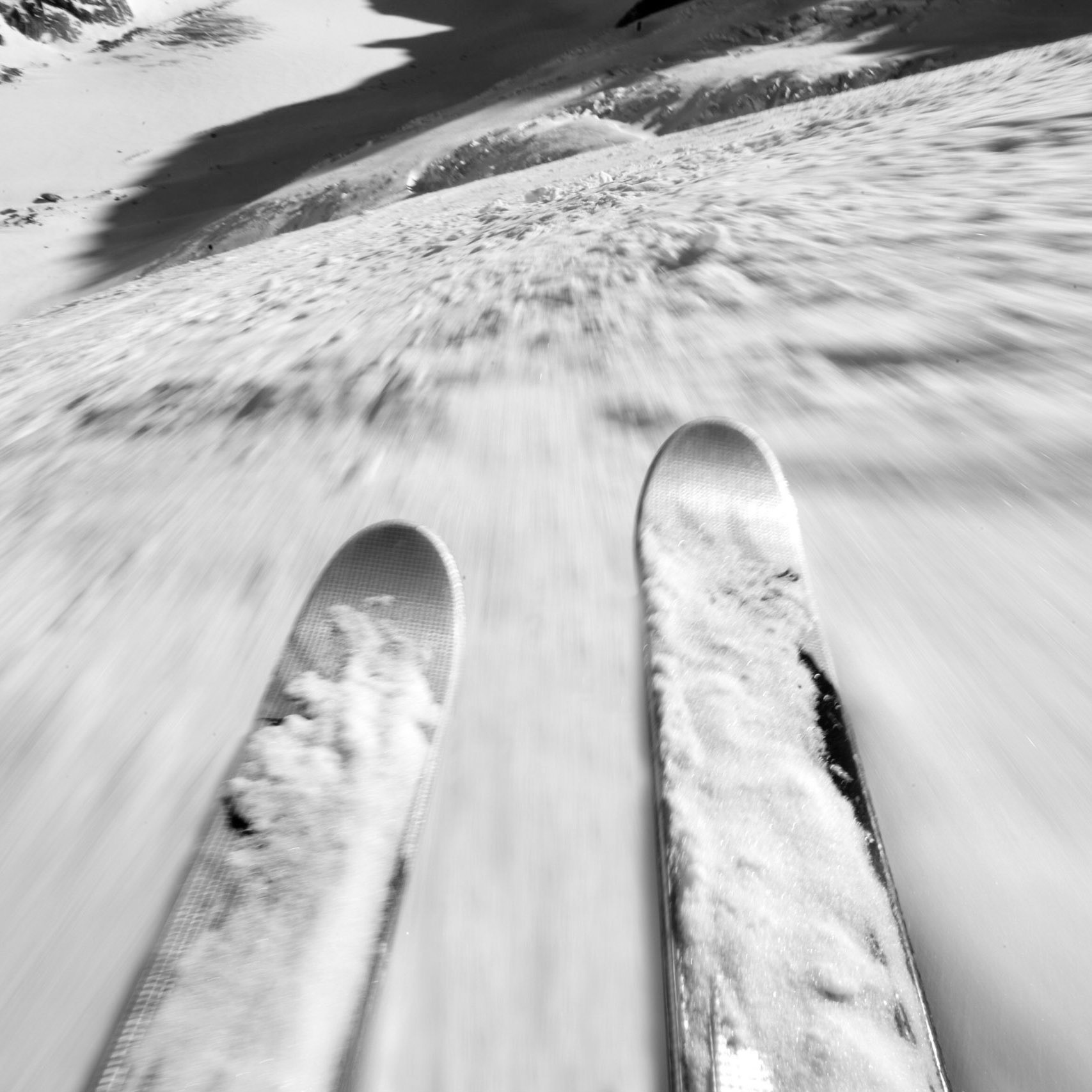 Ski à Chamonix, les Grands Montets, photographe d'art