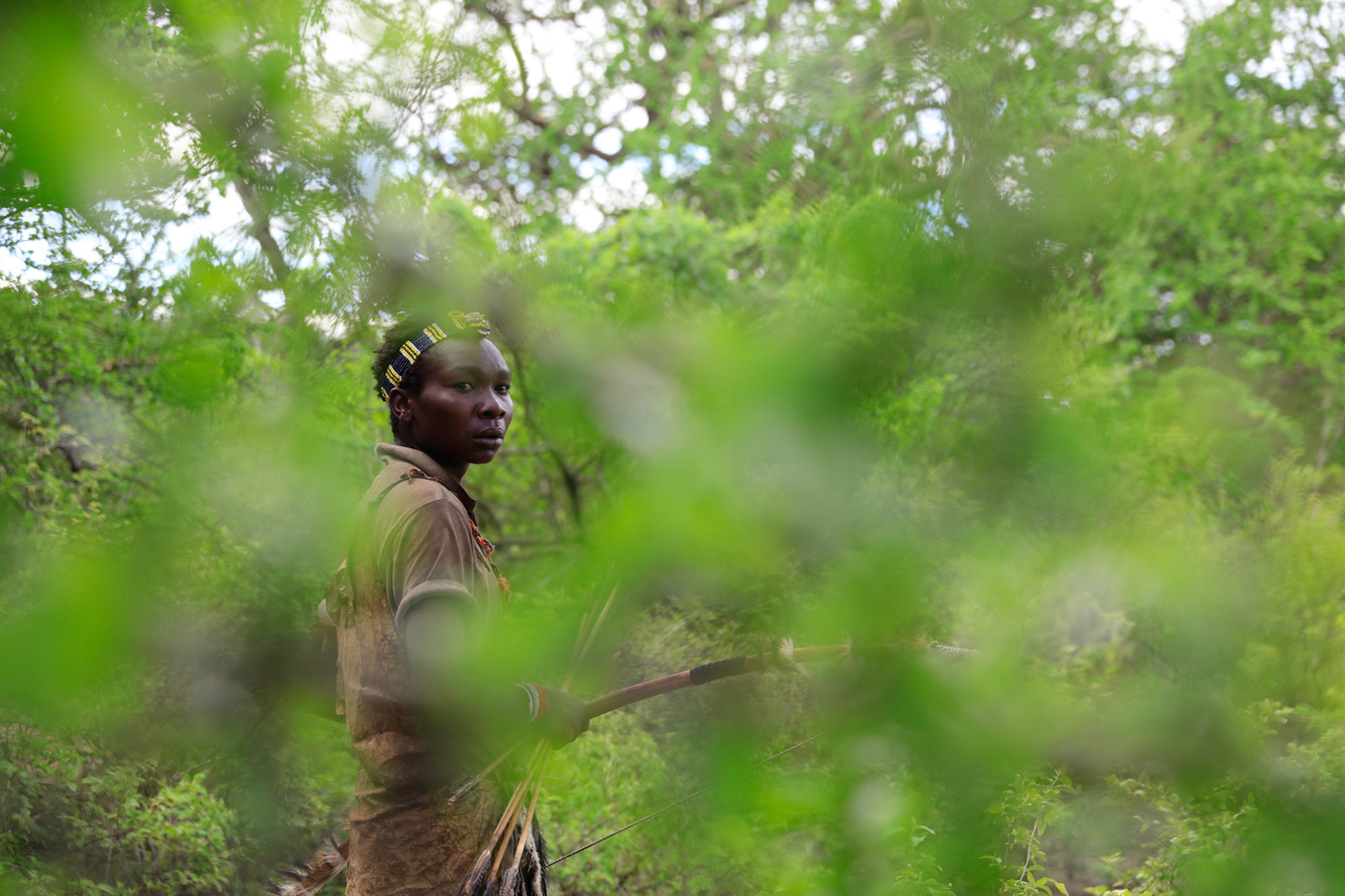 Tanzania, ,Eyassi lake, Hazabe, les derniers chasseurs cueilleurs
