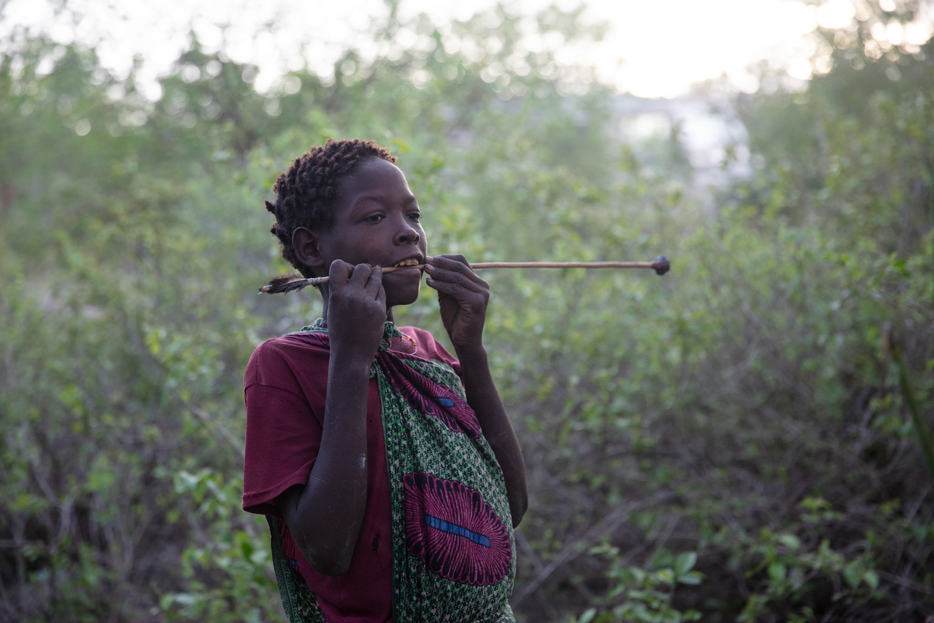 Tanzania, ,Eyassi lake, Hazabe, les derniers chasseurs cueilleurs