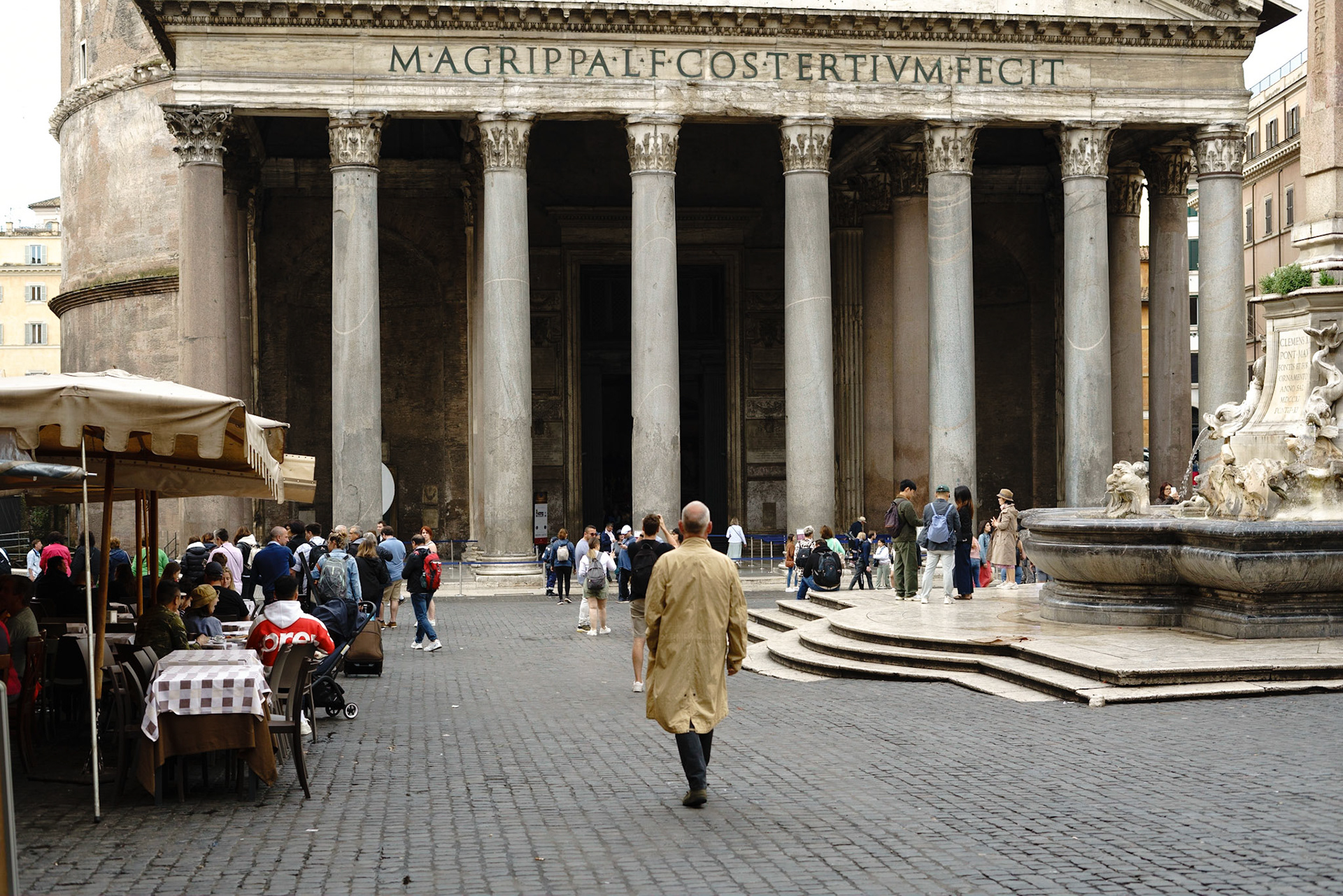 Derek at the Pantheon