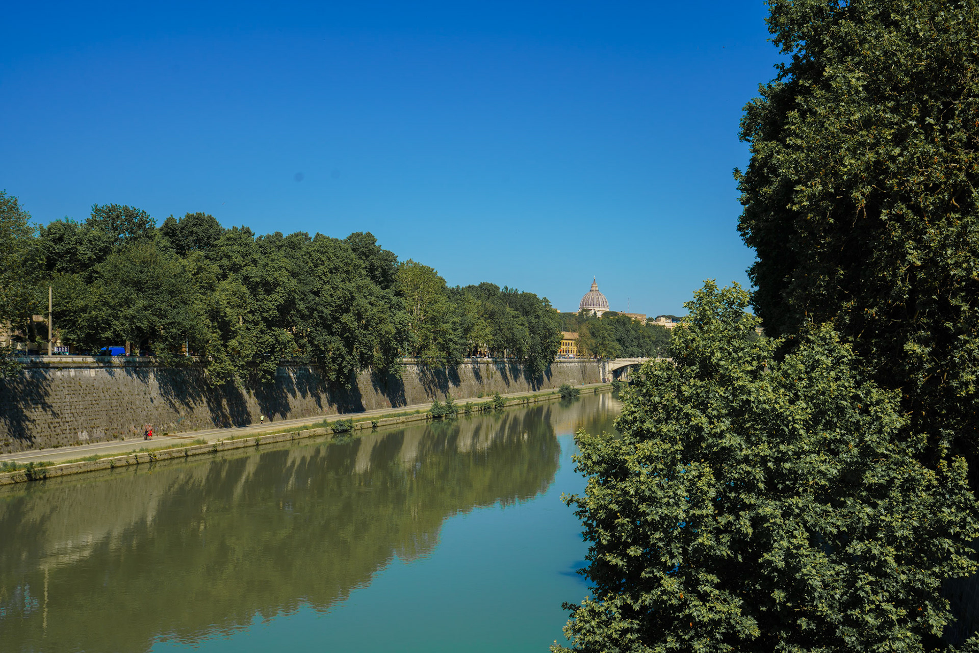 View of Saint Peter's from Ponte Sisto