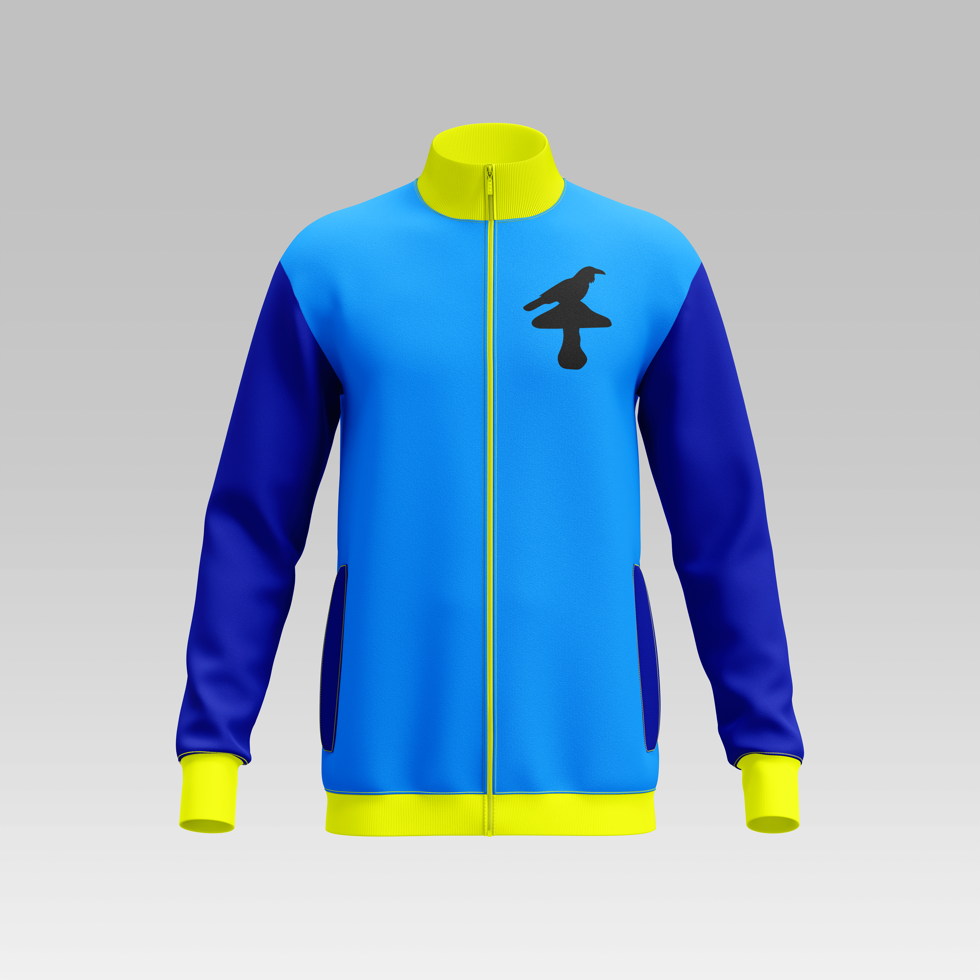 Varsity jacket logo mockup front
