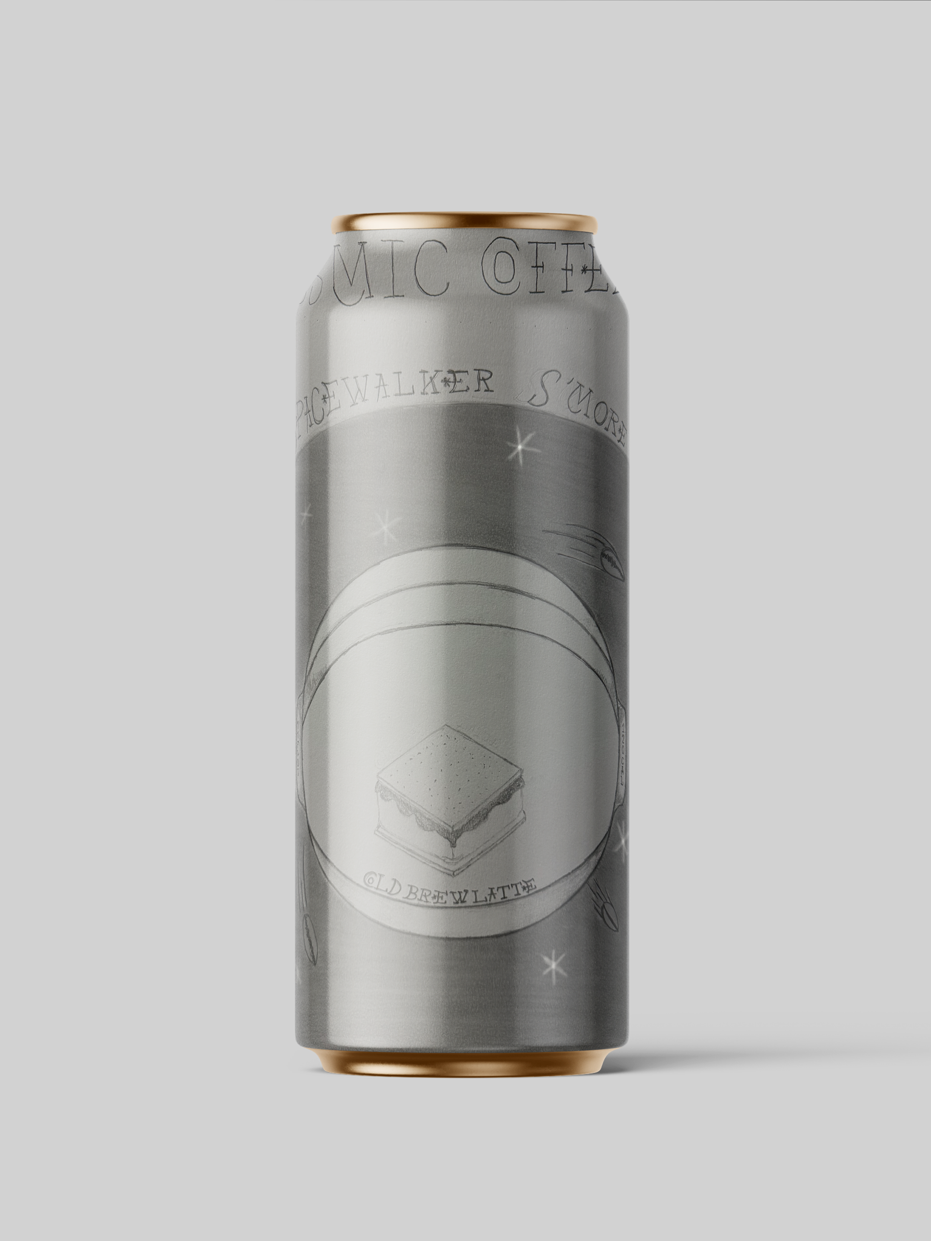 Coffee can mockup