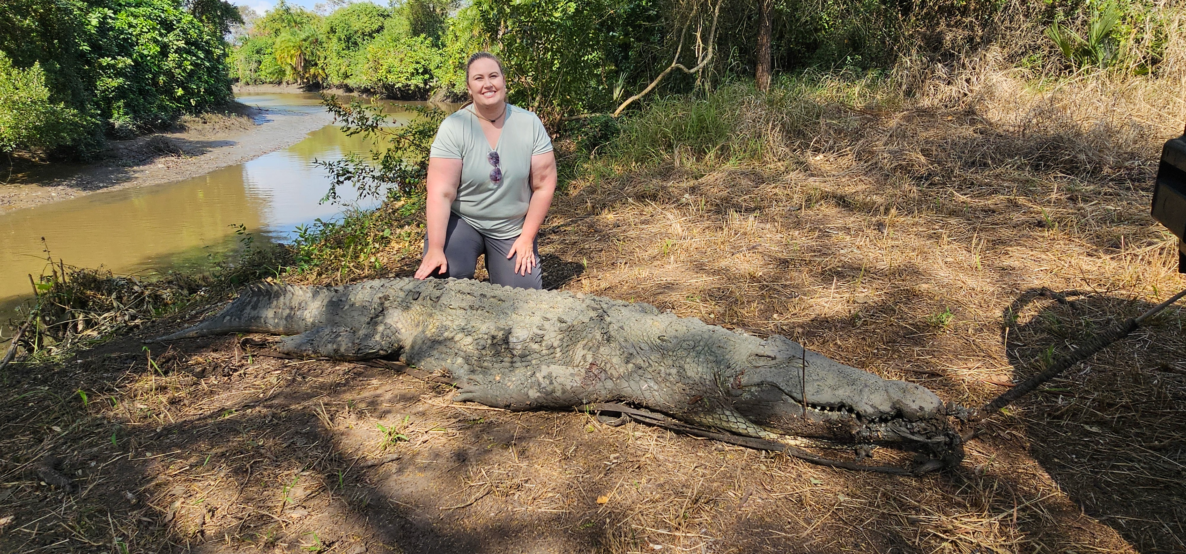 Croc in Mozambique