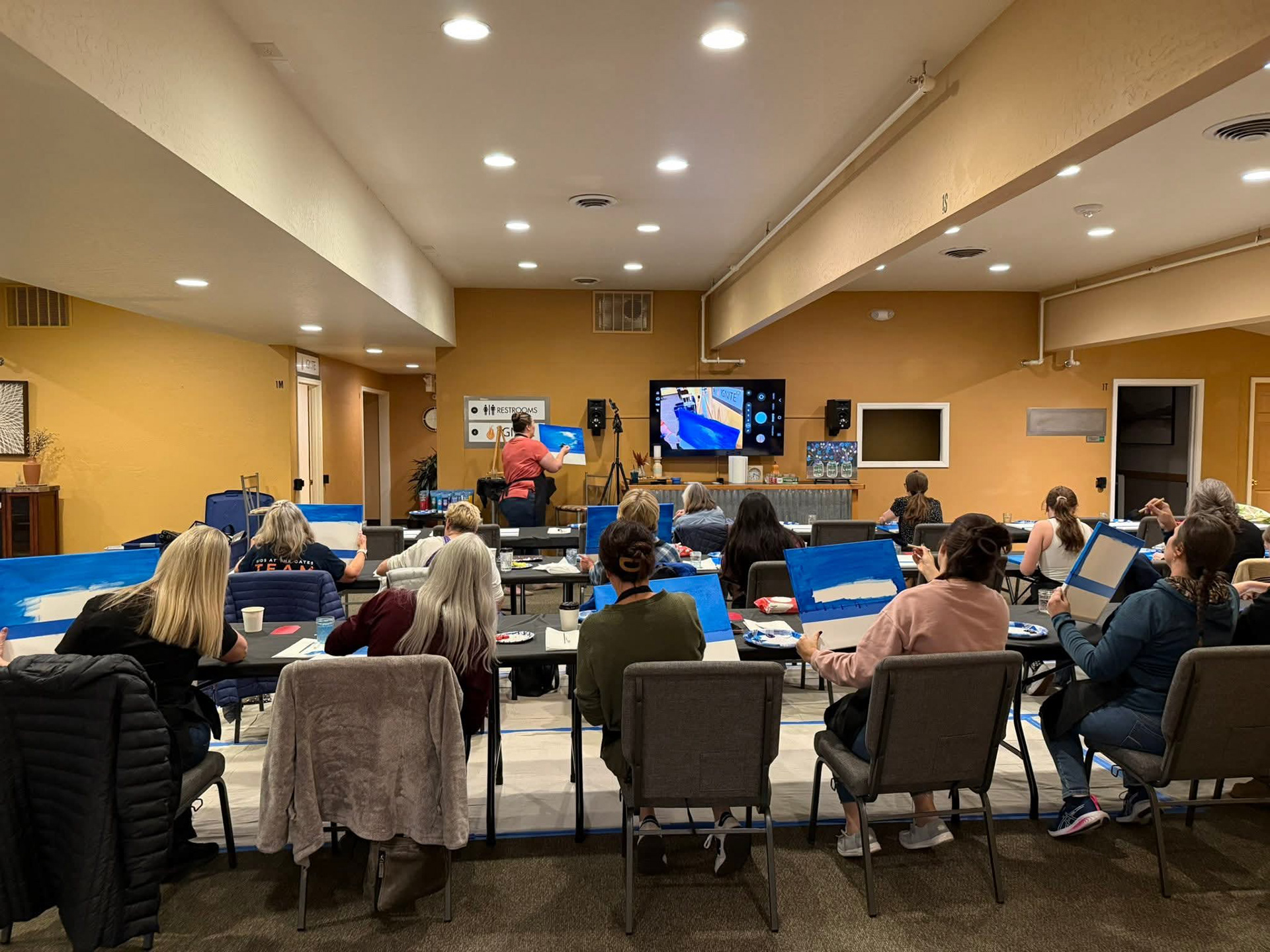 Teaching a Painting Class