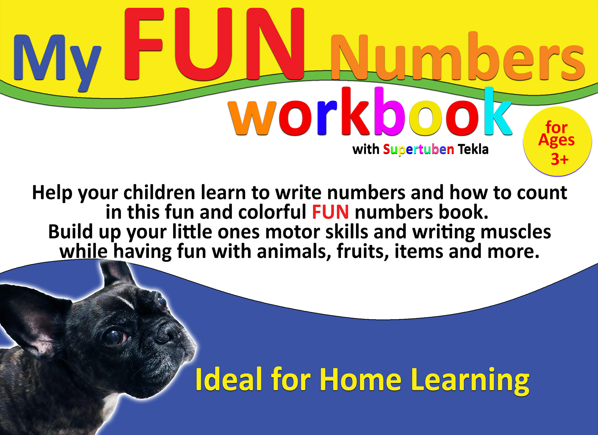 My FUN Numbers Workbook with supertuben Tekla