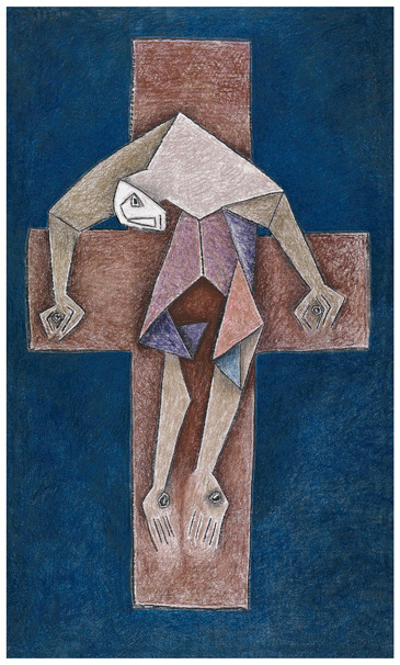 "Crucifixion" 18.5 x 10cm, print £20