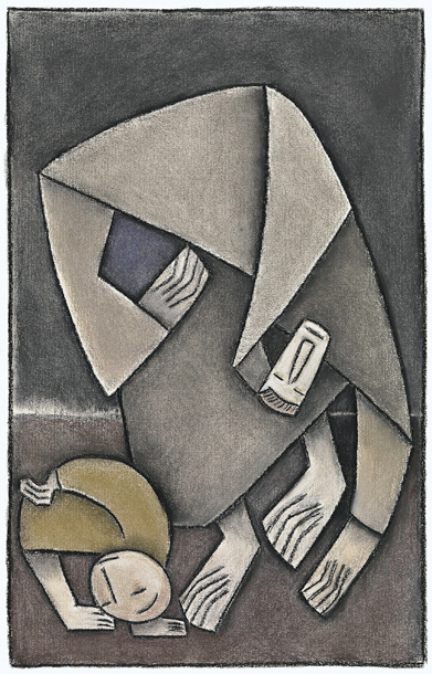 "Listening to the earth" 18.5 x 10 cm, print £20