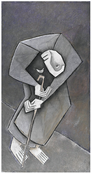 "Eye-to-eye" 15cm x 26cm, print £20