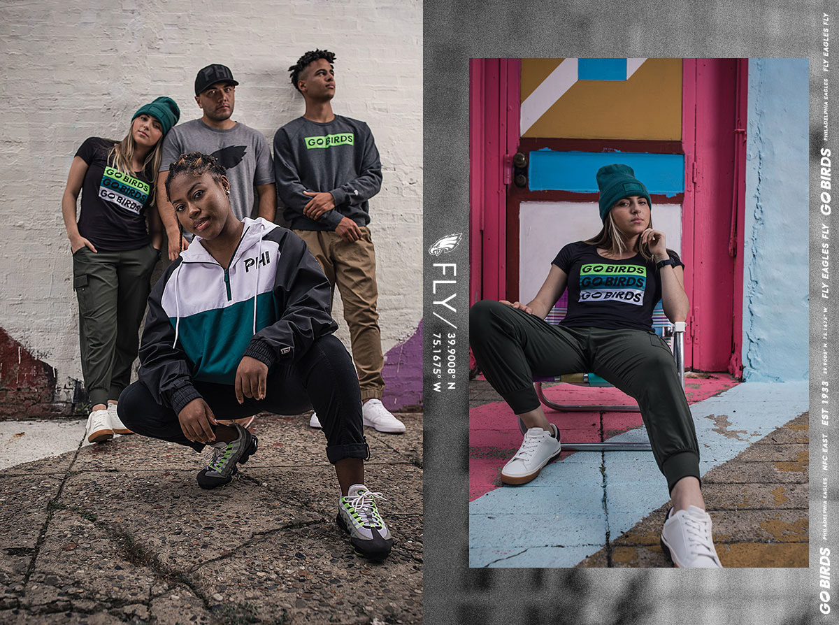 Sean Flanagan X Creative Director - PHILADELPHIA EAGLES FLY APPAREL  COLLECTION