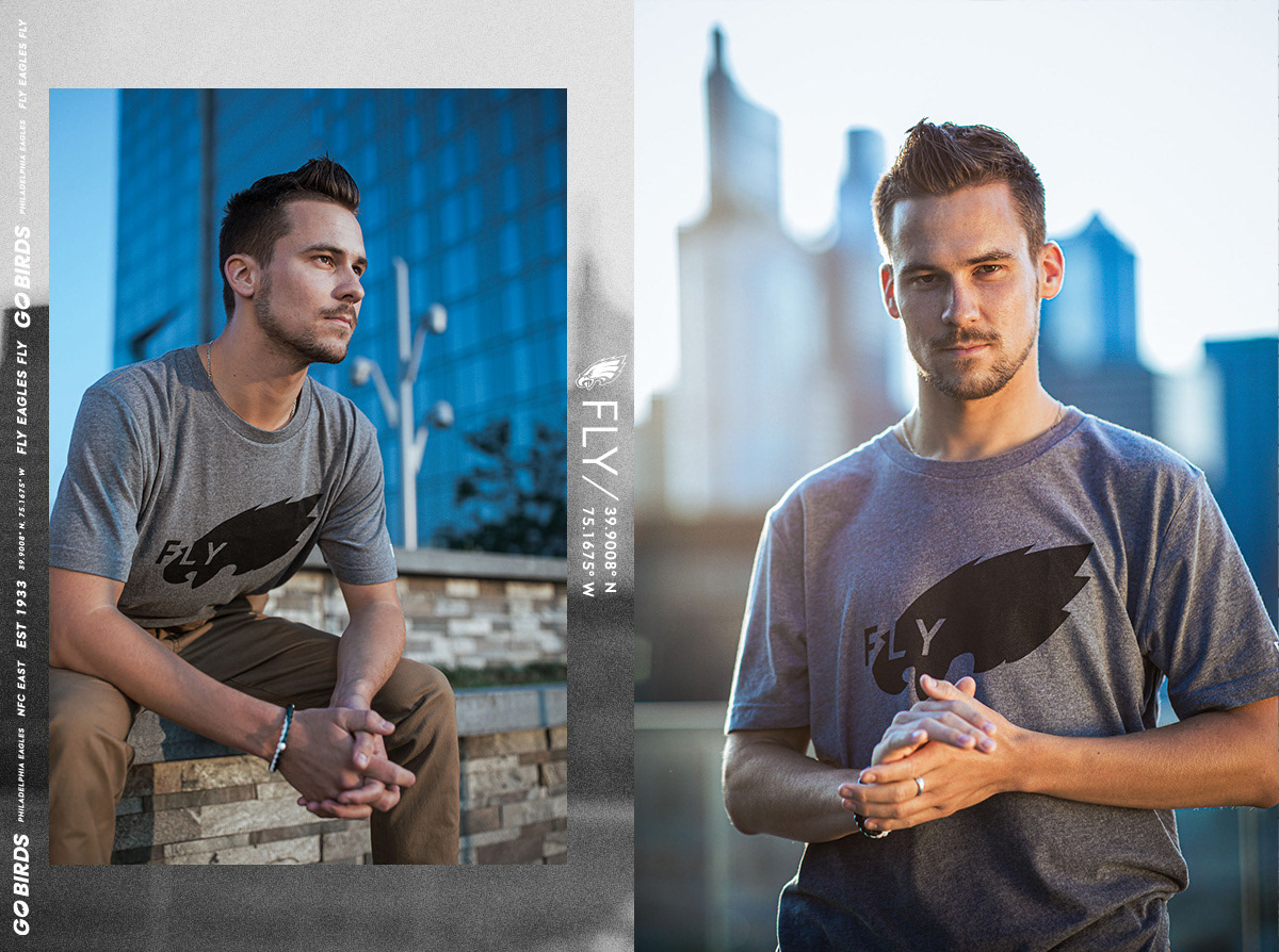 Sean Flanagan X Creative Director - PHILADELPHIA EAGLES FLY APPAREL  COLLECTION