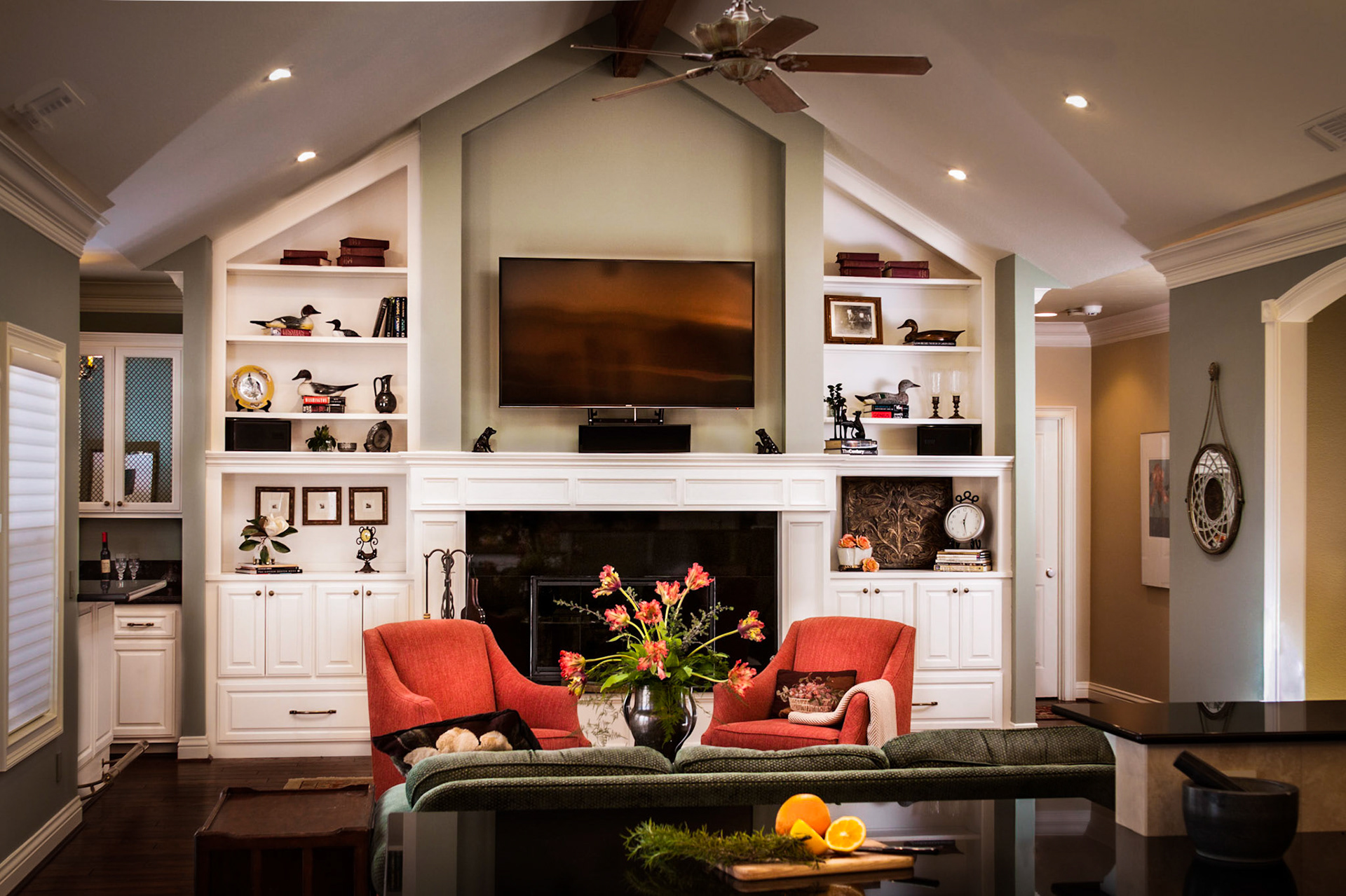 Focus on the ambience of the home