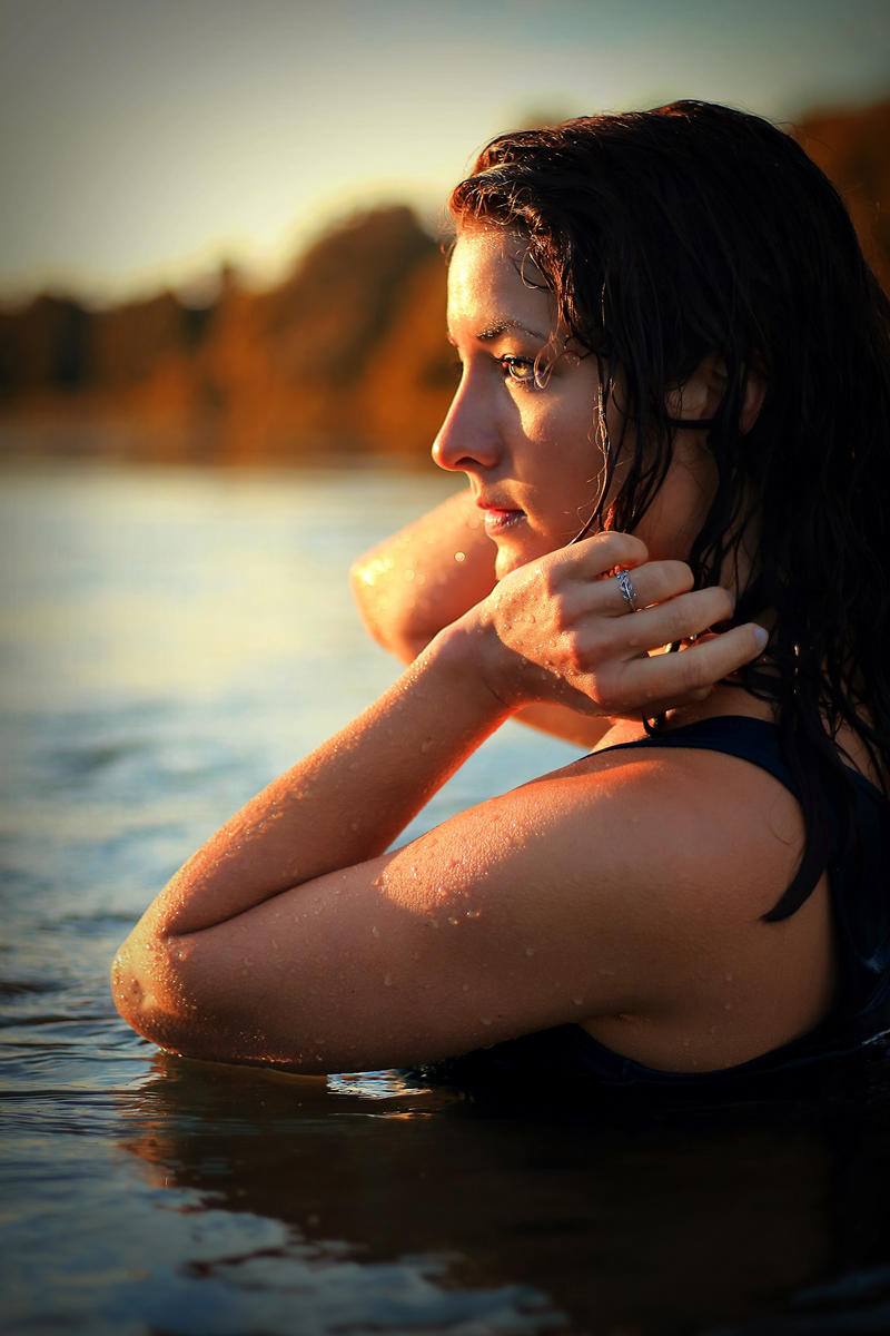 Erstes Wassershooting