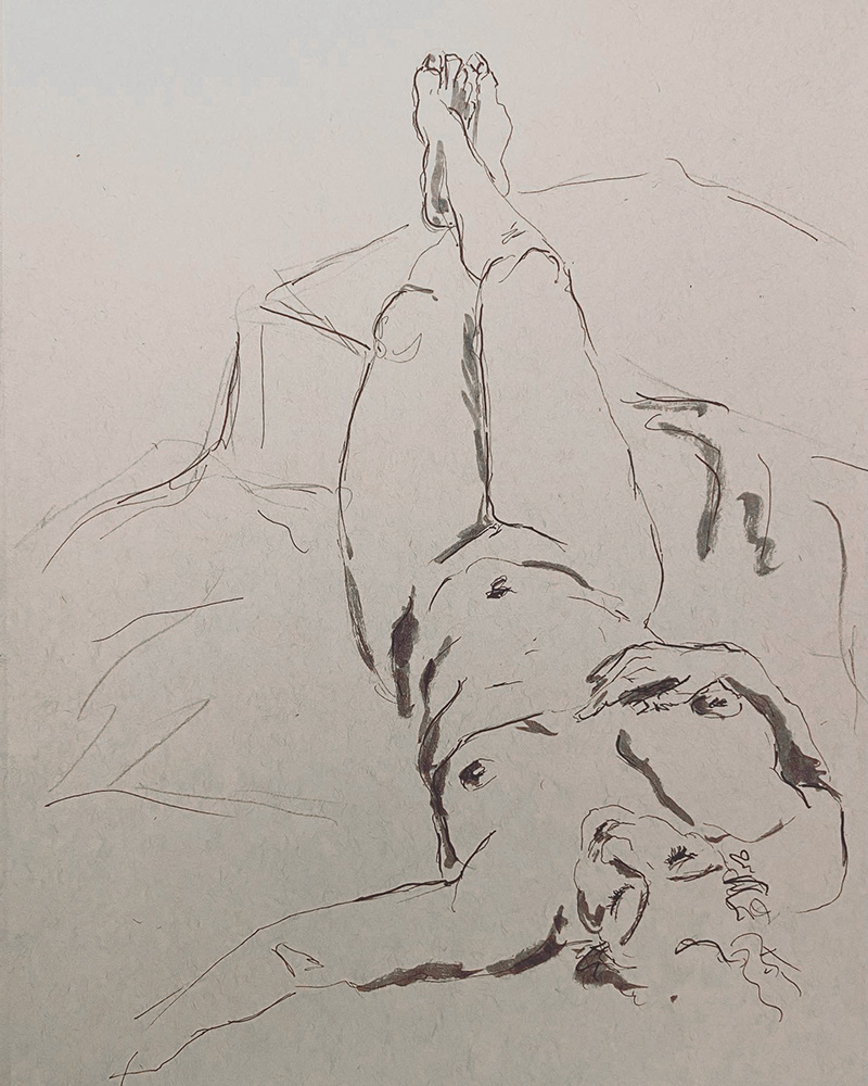 Ink on paper, Ottawa, April 2023 (SOLD)