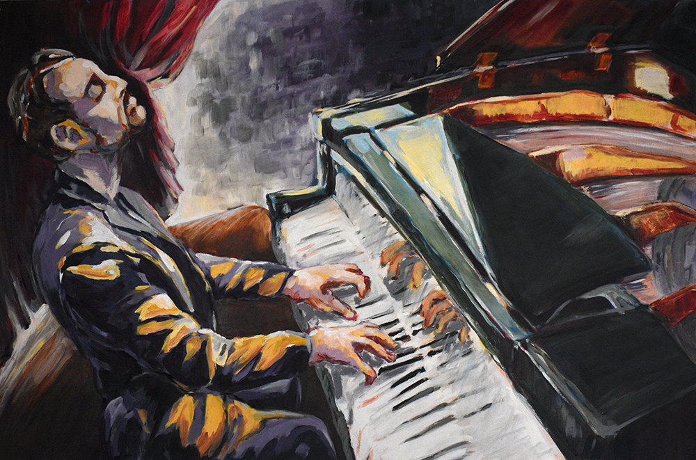 Cadenza ~ Chroma & Timbre, oil on canvas, 24 x 36 inches