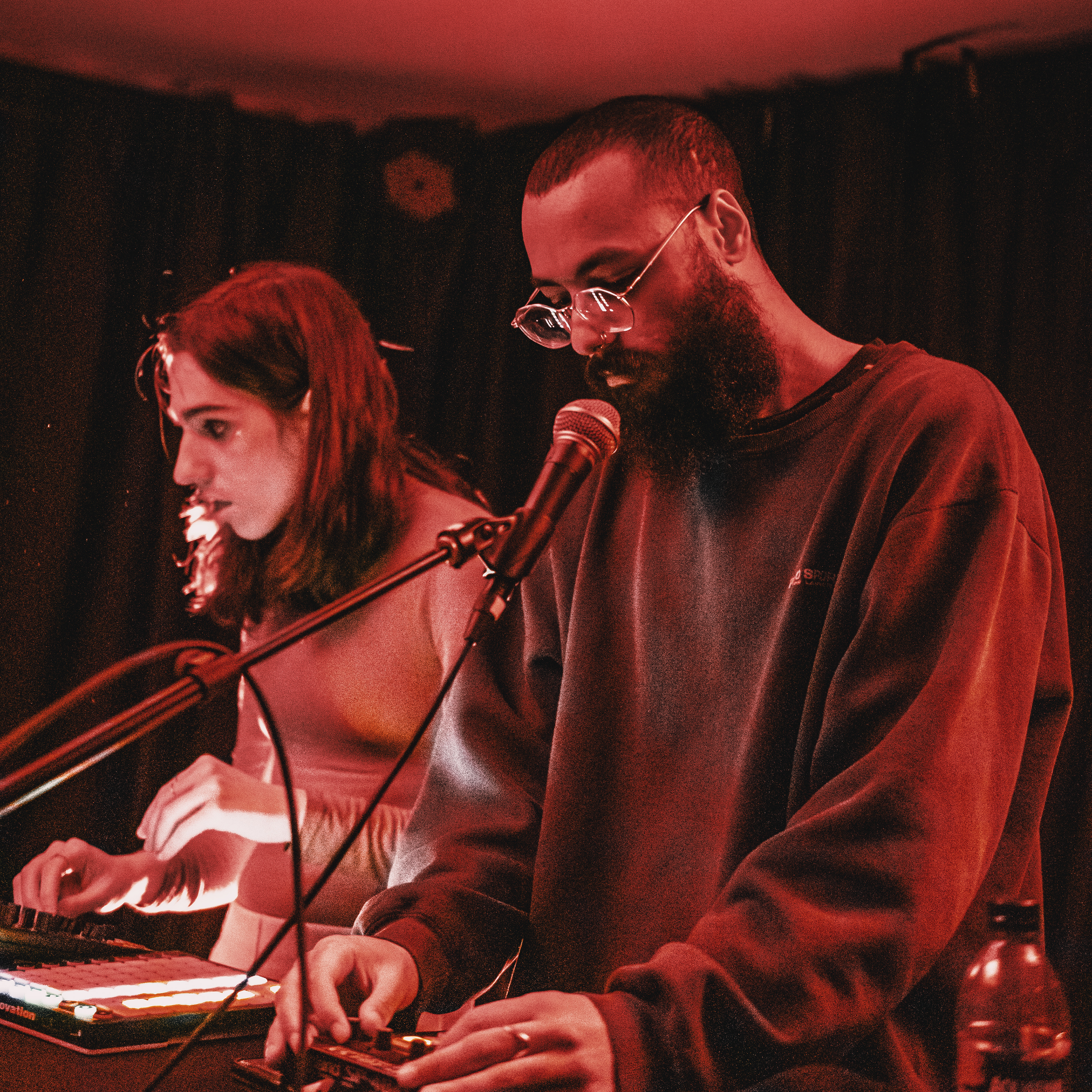 Infatuation & Julesfilmhouse @ Hellatopia Minitour by Strangewavefest & Debaser, 2024 - Photo By Peter Wiercioch