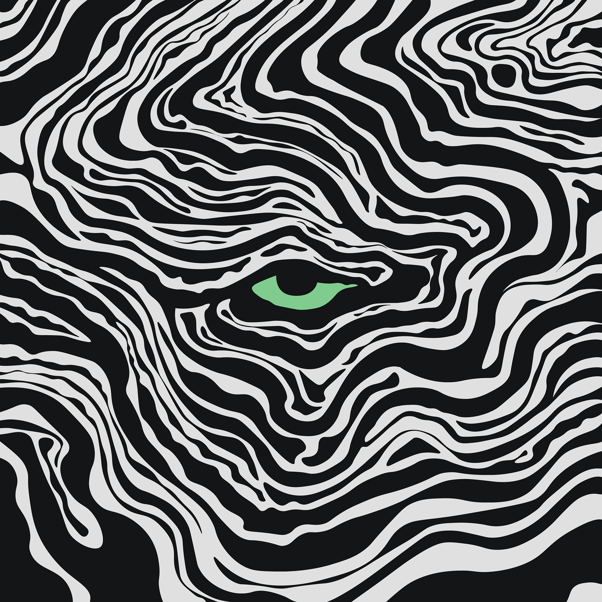 Hypnotic - Vector Artwork made in Adobe Illustrator CC, by Peter Wiercioch.