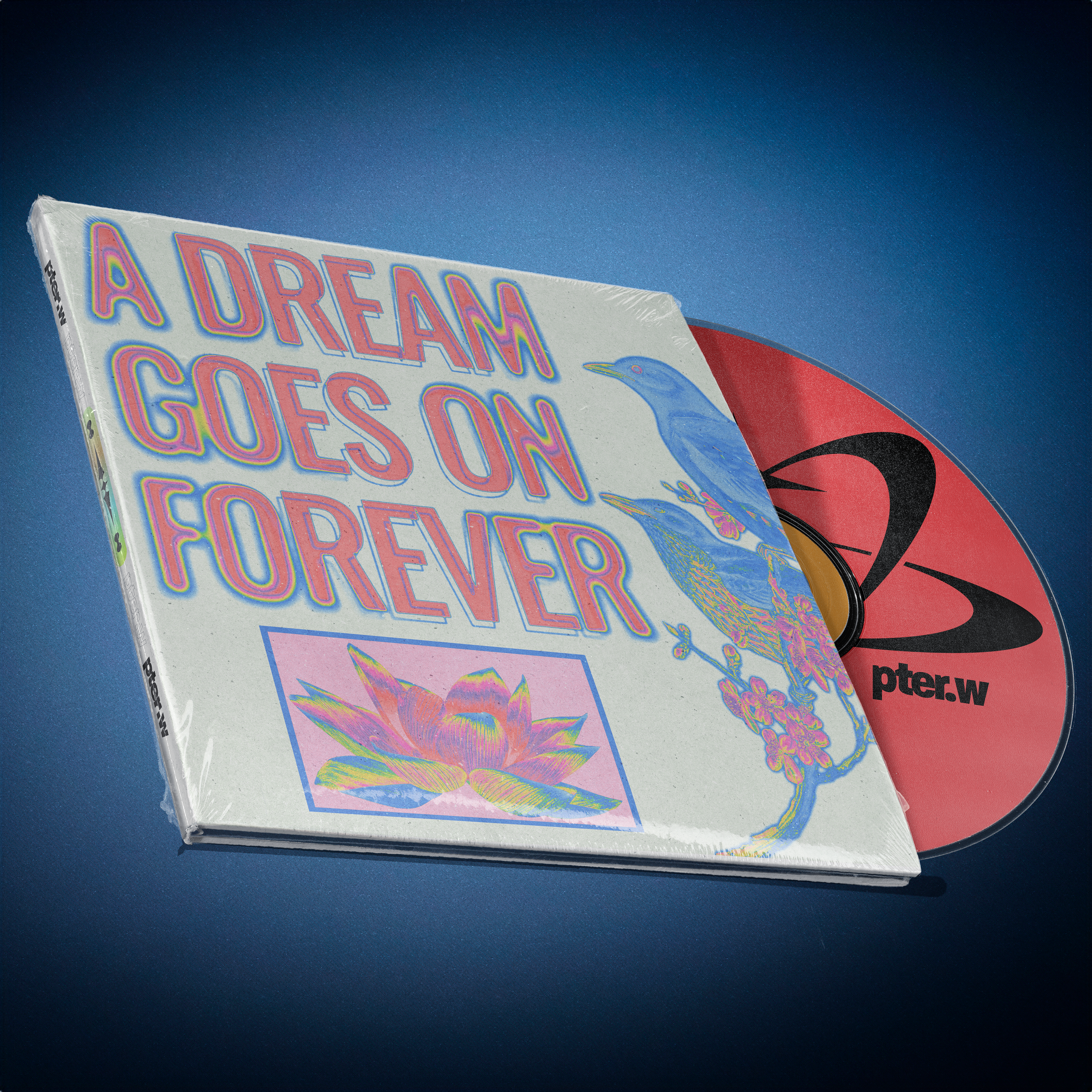 CD Mockup with Case featuring concept art.