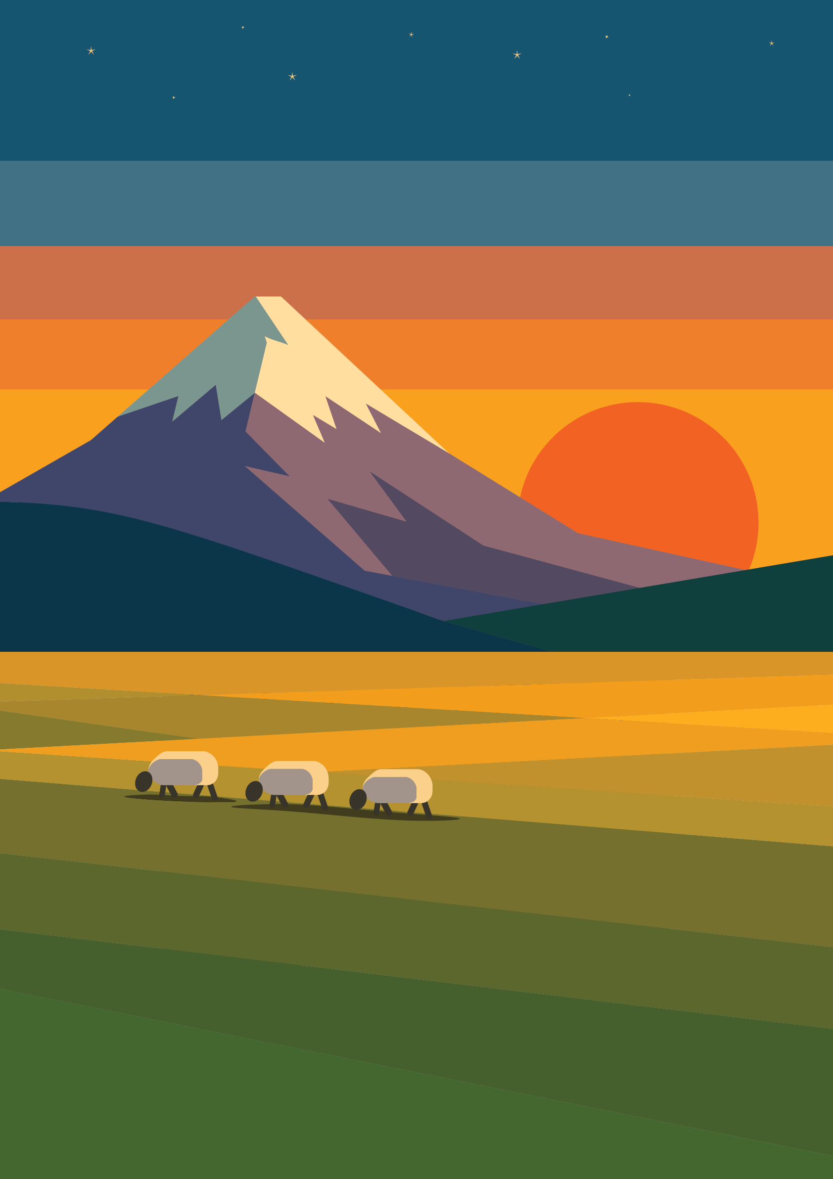 Sheep Landscape - ICC, by Peter Wiercioch.