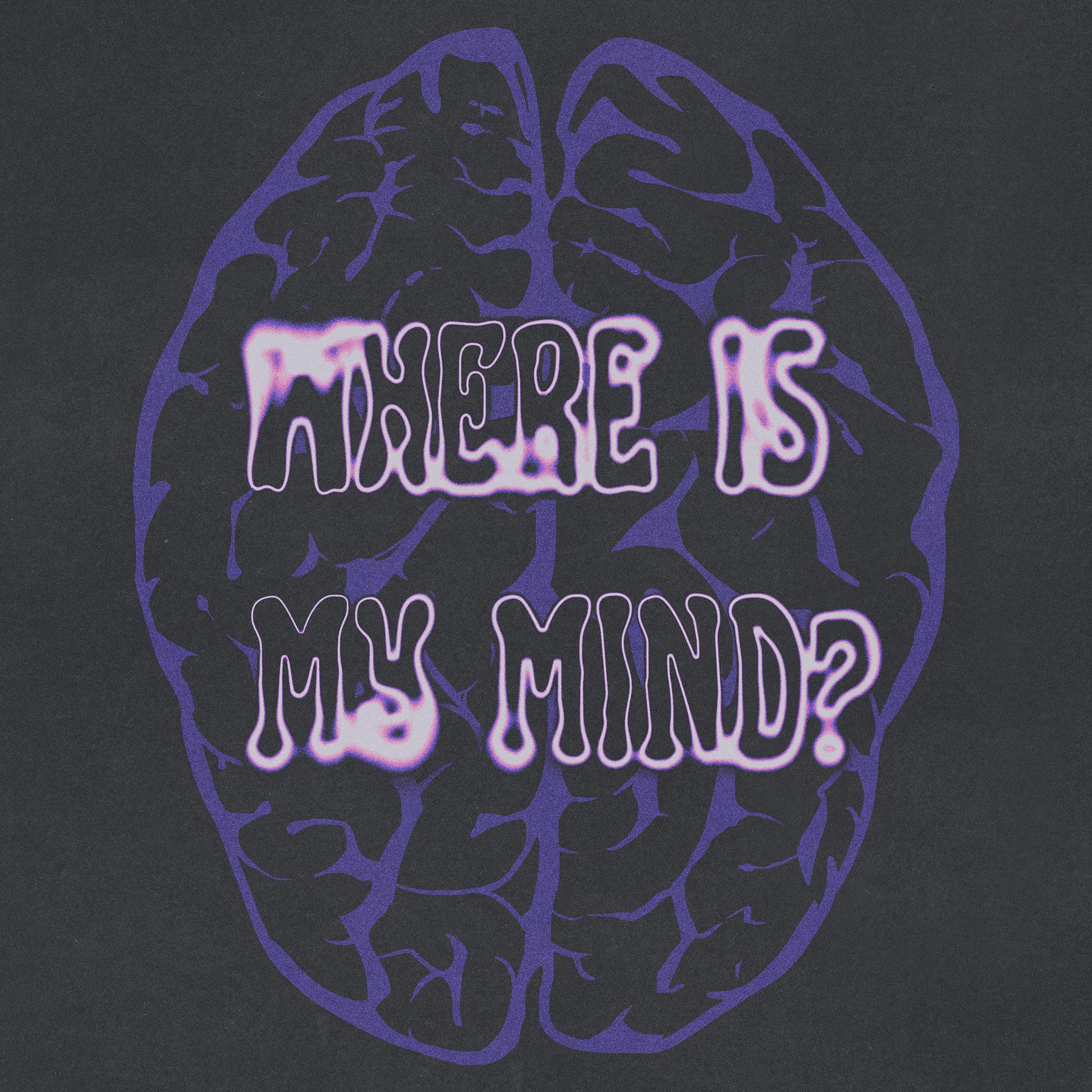 In My Head - Typography experimentation. Adobe Photoshop CC. By Peter Wiercioch.