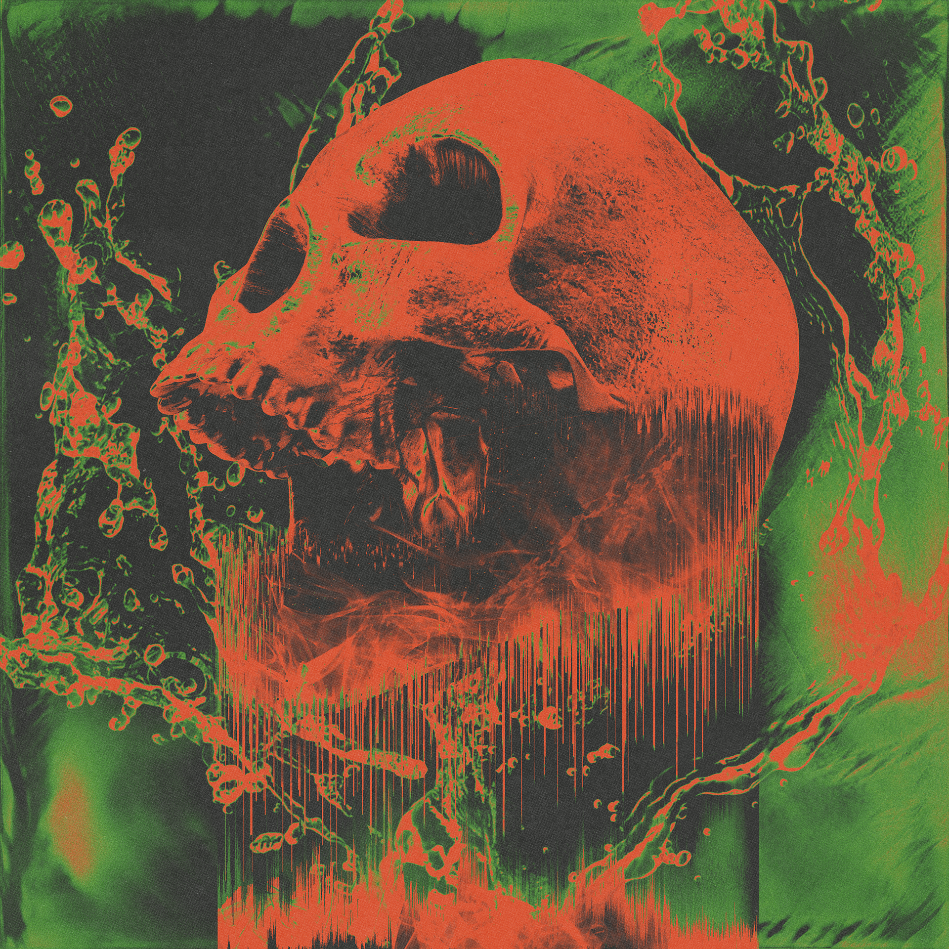 Watch Your Mouth - Digital Manipulation with pixel sorting glitch effects. Adobe Photoshop CC.