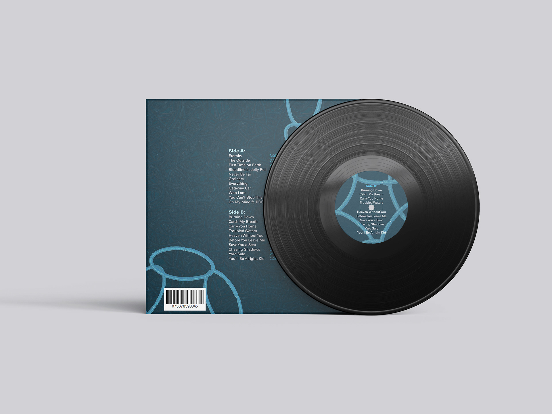 Alex Warren "You'll Be Alright, Kid" back album cover