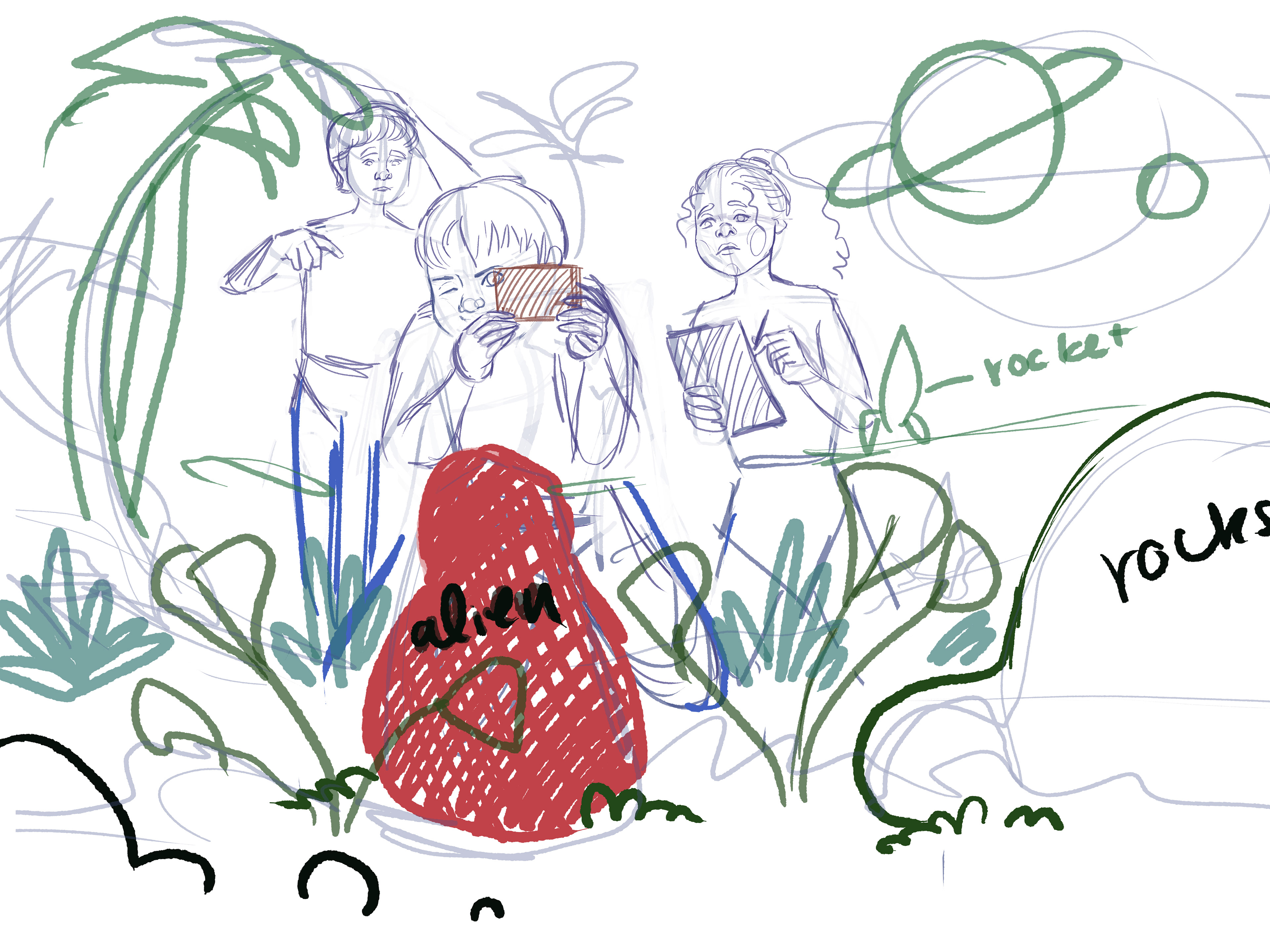 Initial Digital Sketch