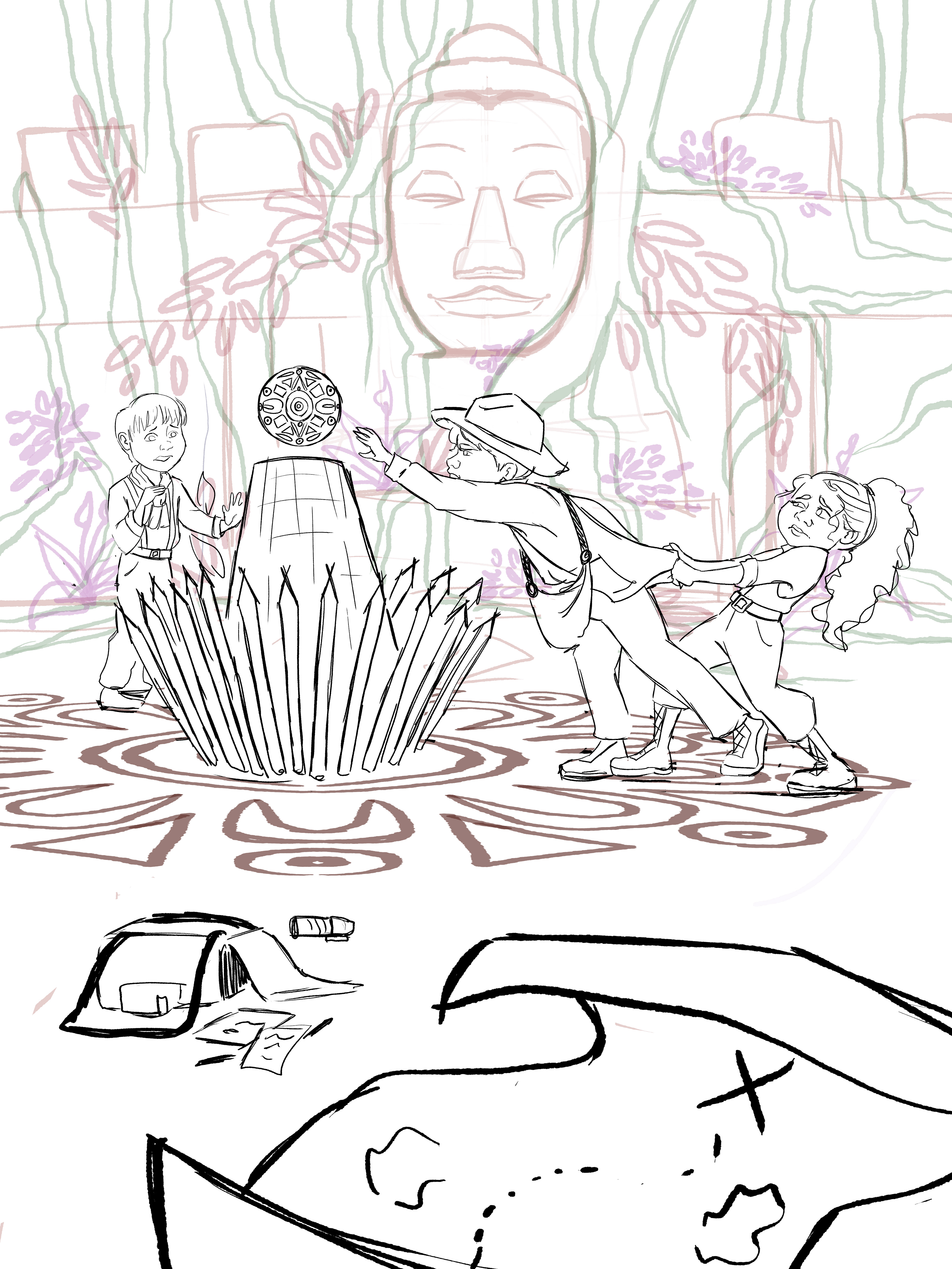 Initial Digital Sketch