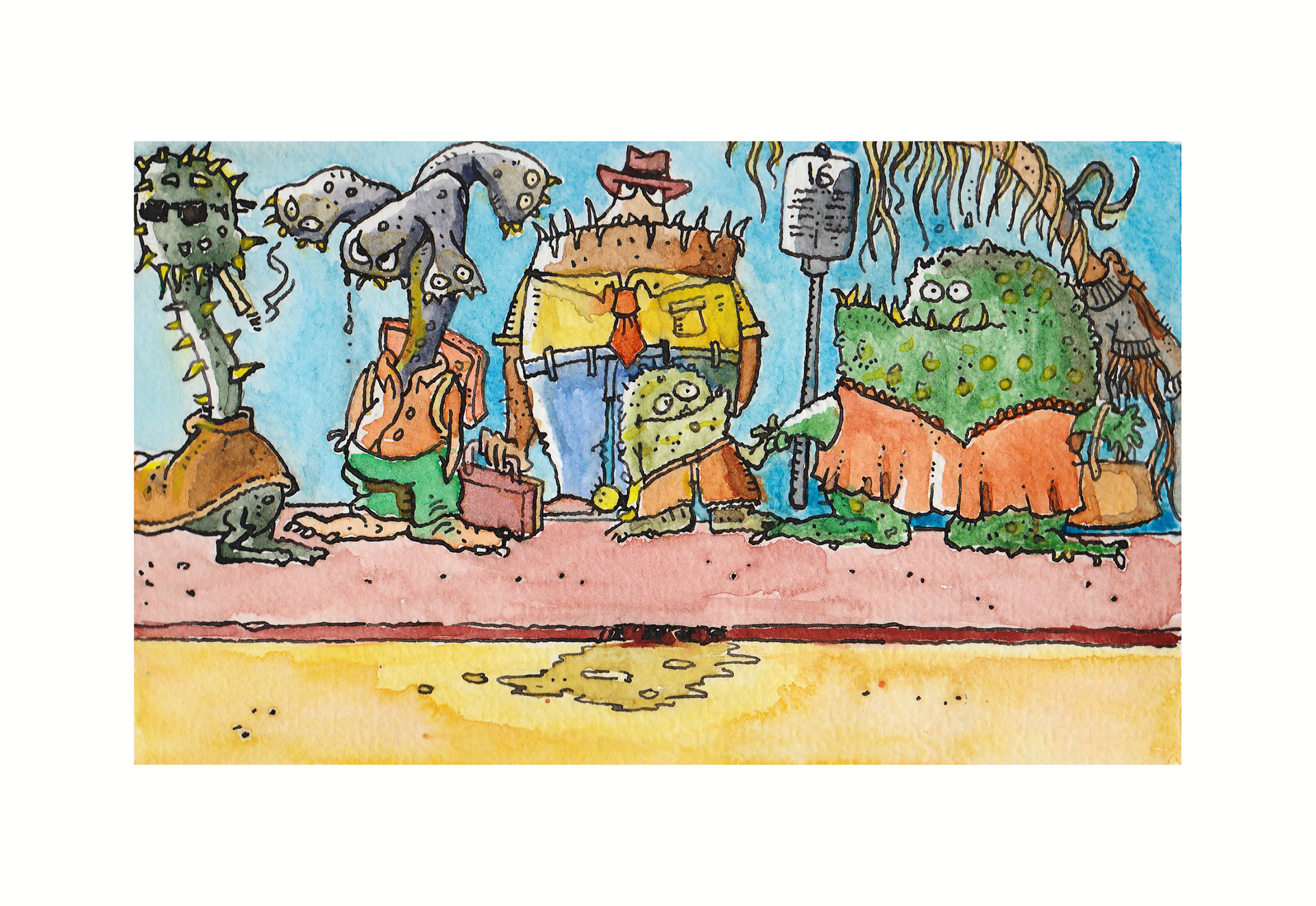 The Bus stop | A5 | Sold