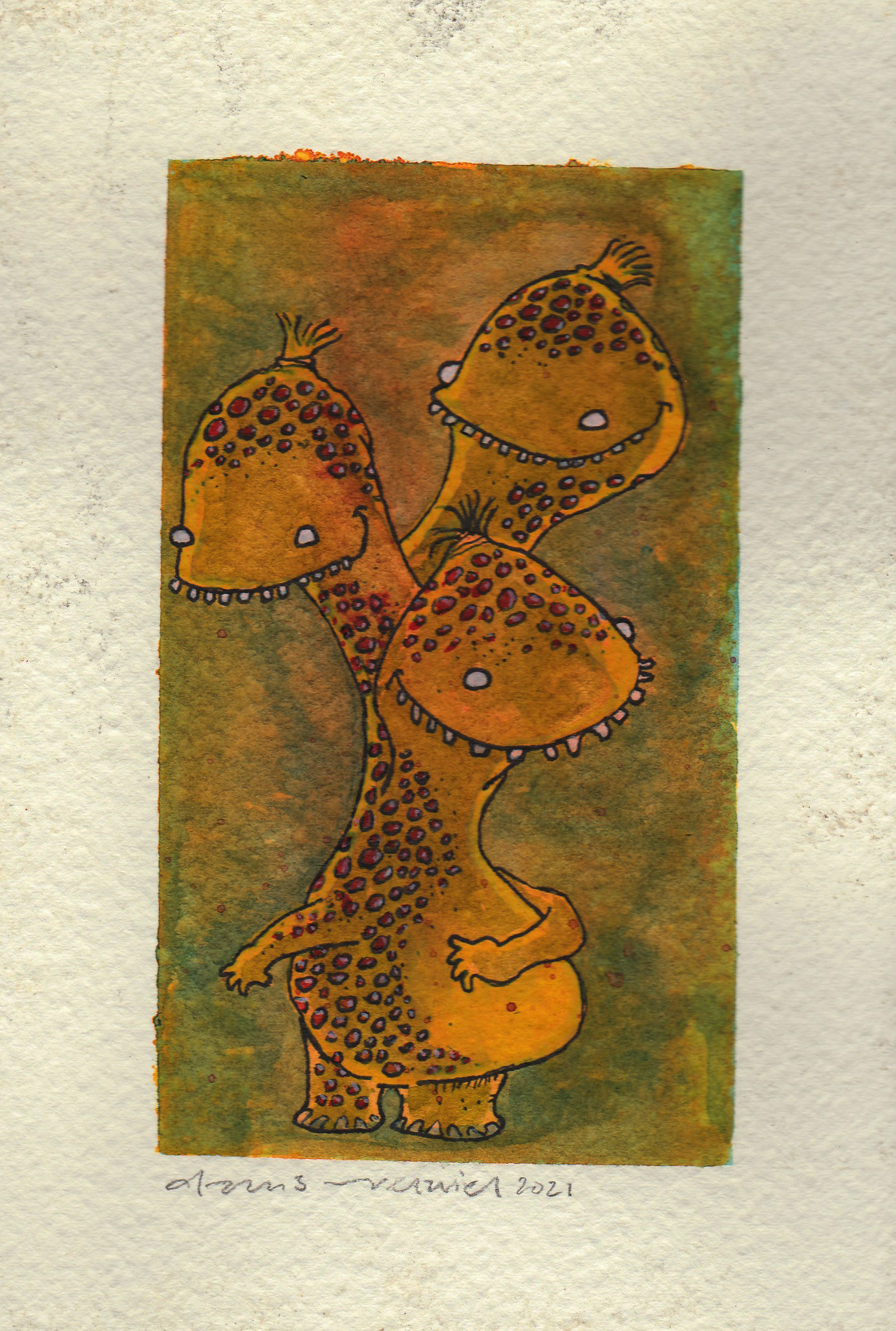 Summer monsters 1 | A5 | € 85,00