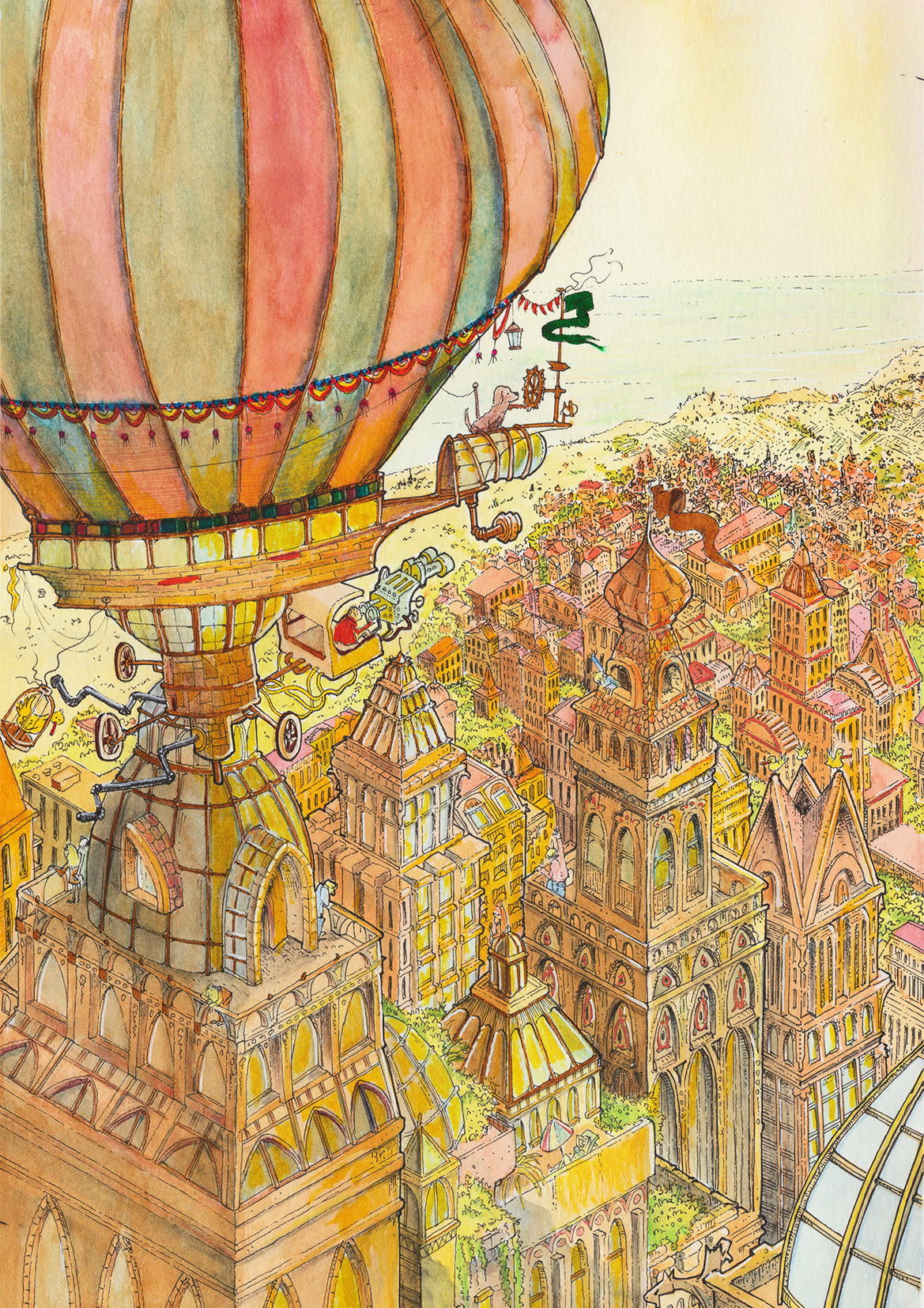 The dog is in charge