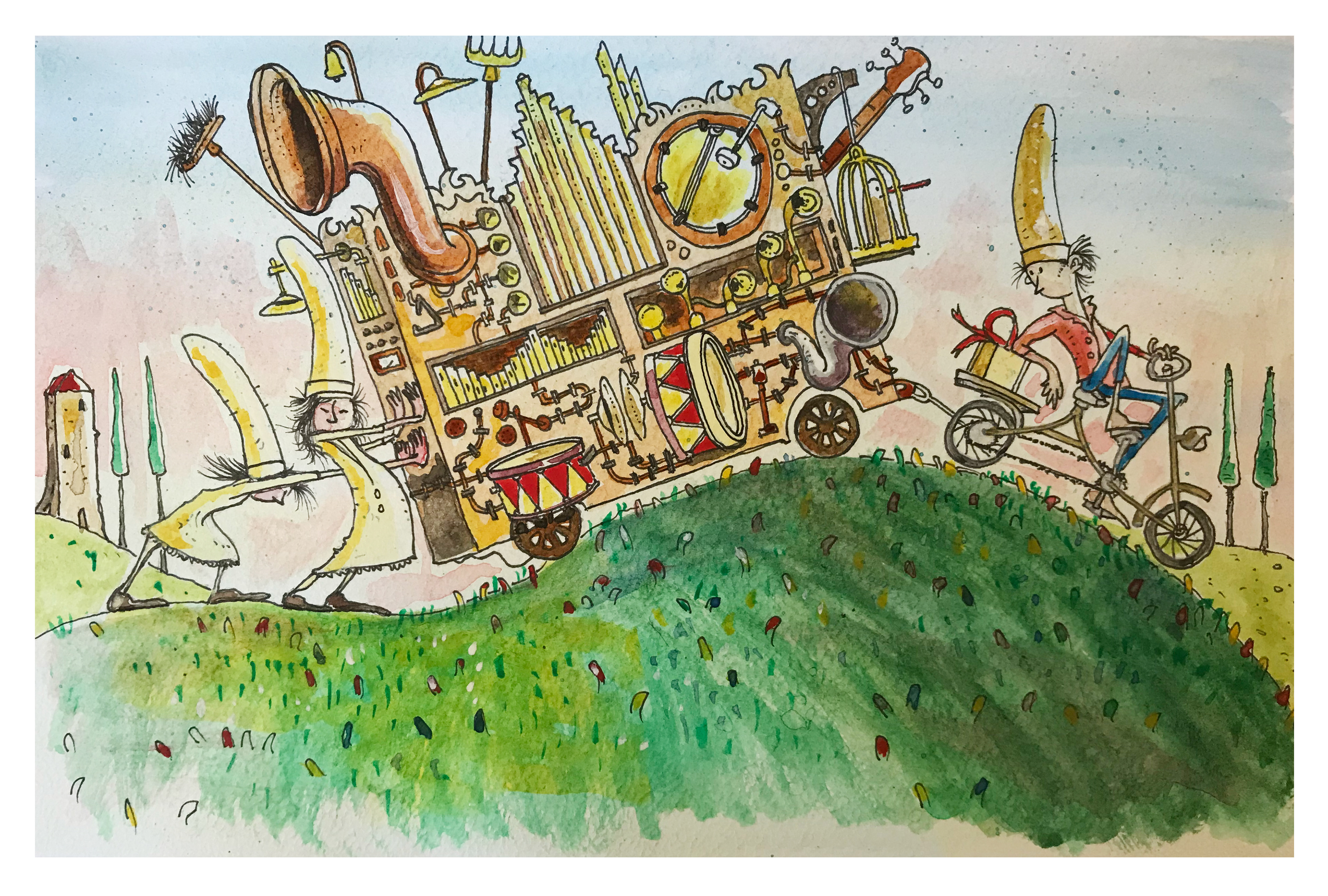 The Barrel organ man | A4 | € 145,00