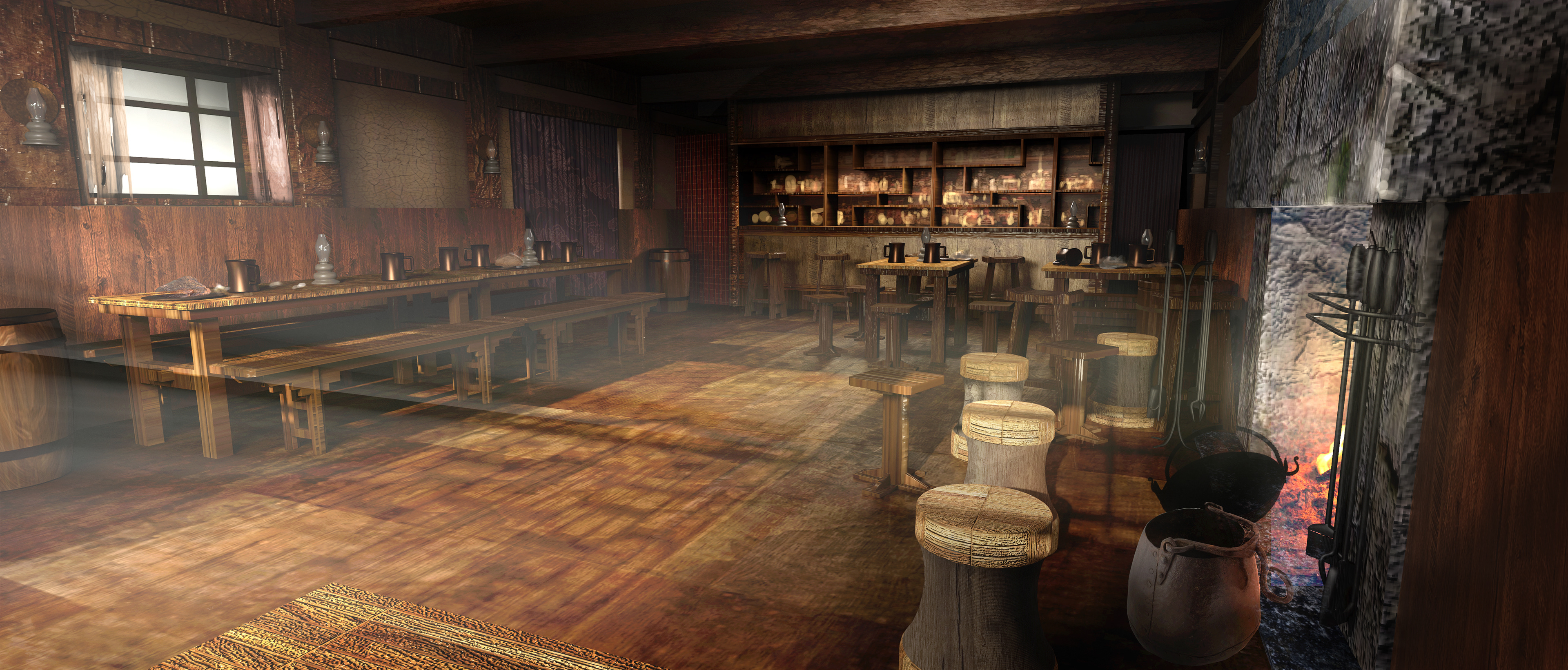 Interior Senlin Village Tavern